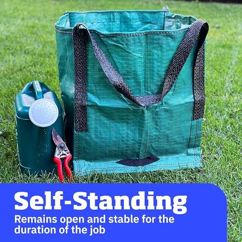 DURASACK Heavy Duty Storage Tote Bag 22-Gallon, Green Single (Pack of 10) - Image 3