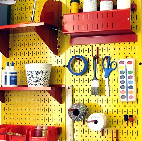 Yellow Metal Pegboard by Wall Control - 2 Pack - Image 6