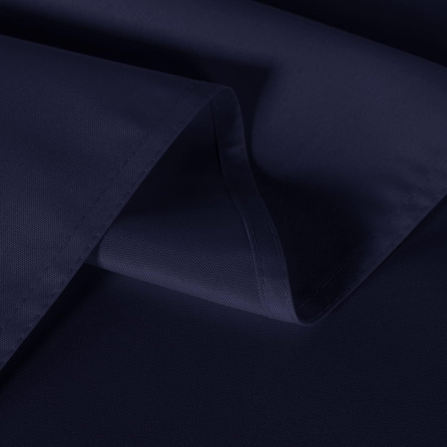 sancua 2 Pack Navy Tablecloth 60 x 102 Inch, Rectangle 6 Feet Table Cloth - Stain and Wrinkle Resistant Washable Polyester Table Cover for Dining Tables, Buffet Parties and Camping