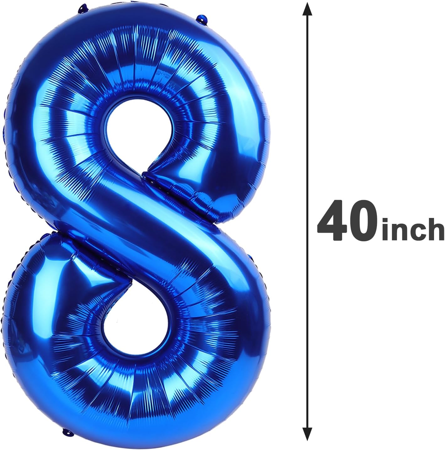 Giant Navy Blue 18 Balloon Number 40 Inch, 18 Number Balloons Birthday Supplies, 18 Year Old Birthday Party Celebration, 18 Balloons Graduations Anniversary Decorations