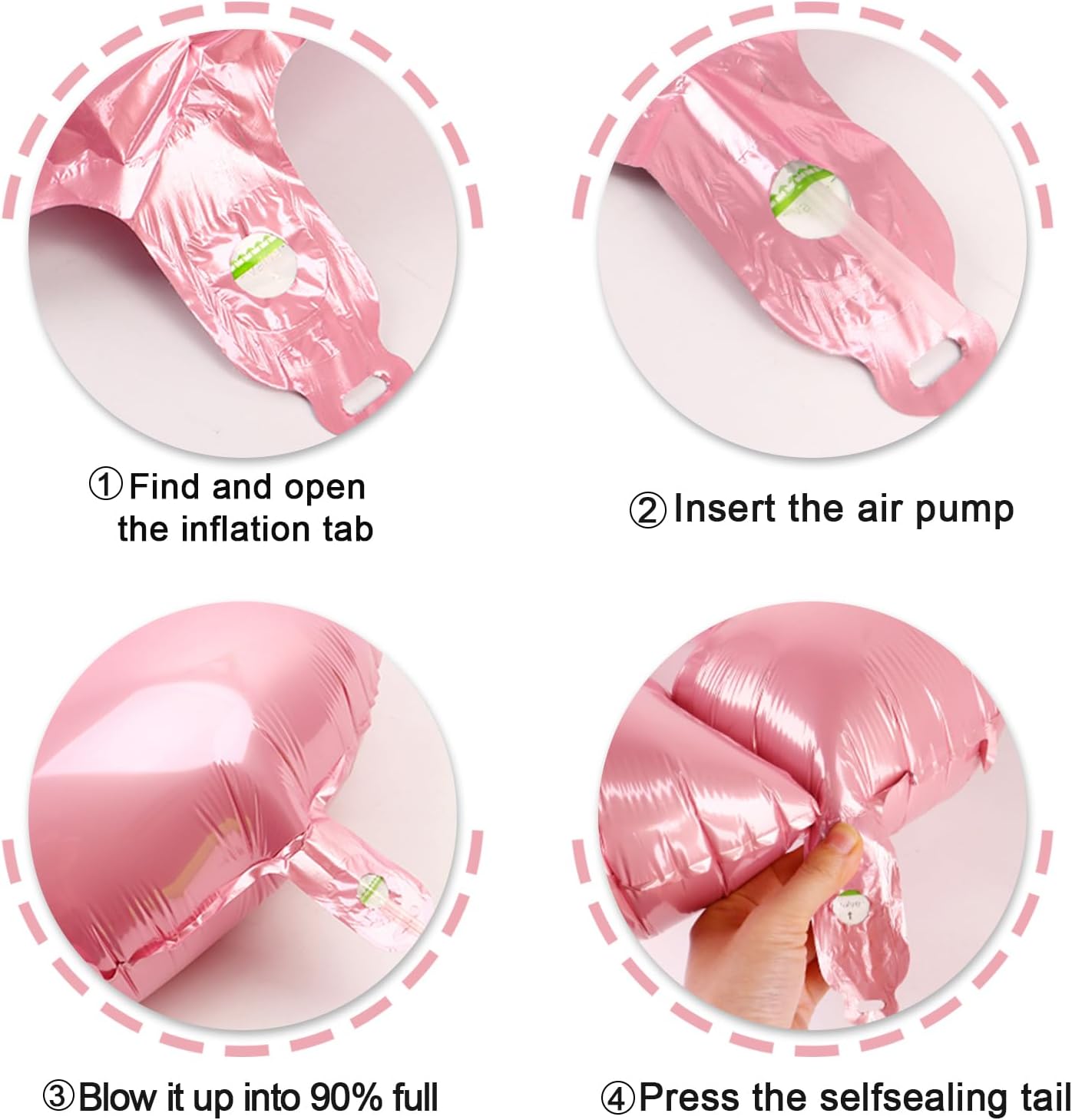 Pearlescent Pink 40 Inch 0 Number Balloons, 0 Decorations for 10 20 30 40 50 60 70 80 90 100Birthday, Foil Giant Birthday Graduations Anniversary Party Balloons