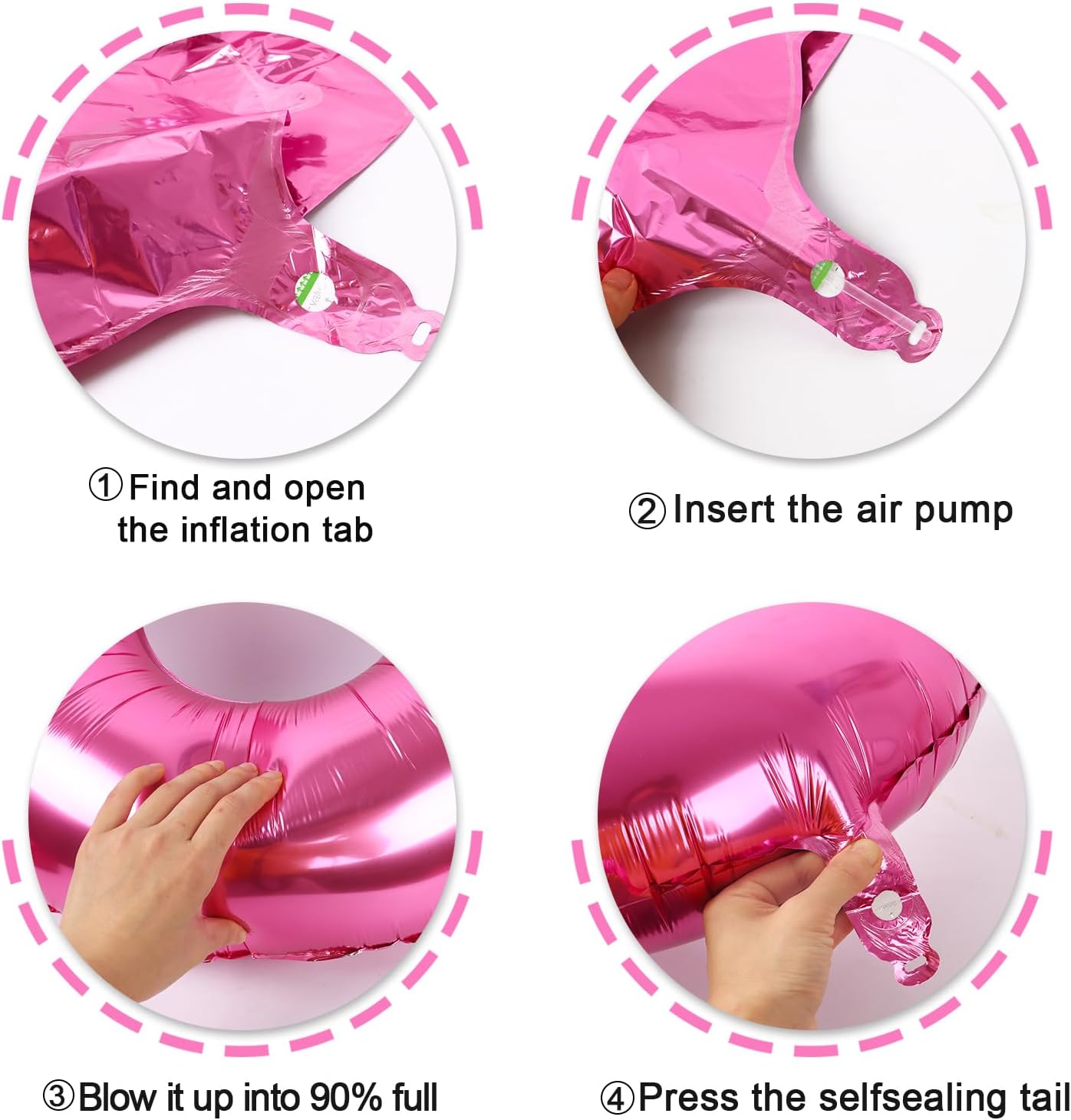 Pink 9 Number Balloon 40 Inch, Jumbo Giant Happy 9th 19 29 39 49 99 Birthday Party Decorations, Large Nine Mylar Foil Anniversary Birthday Party Engagement Decorations