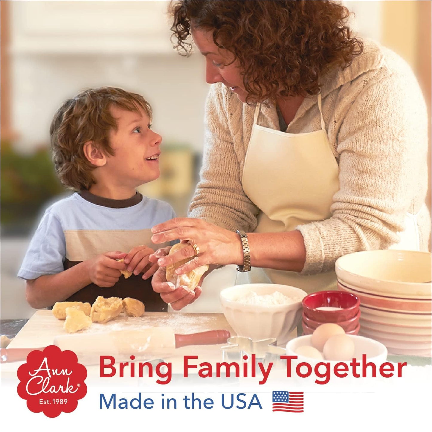 Ann Clark Cookie Cutters Scalloped Edge Flower Cookie Cutter 3.75" Made in USA