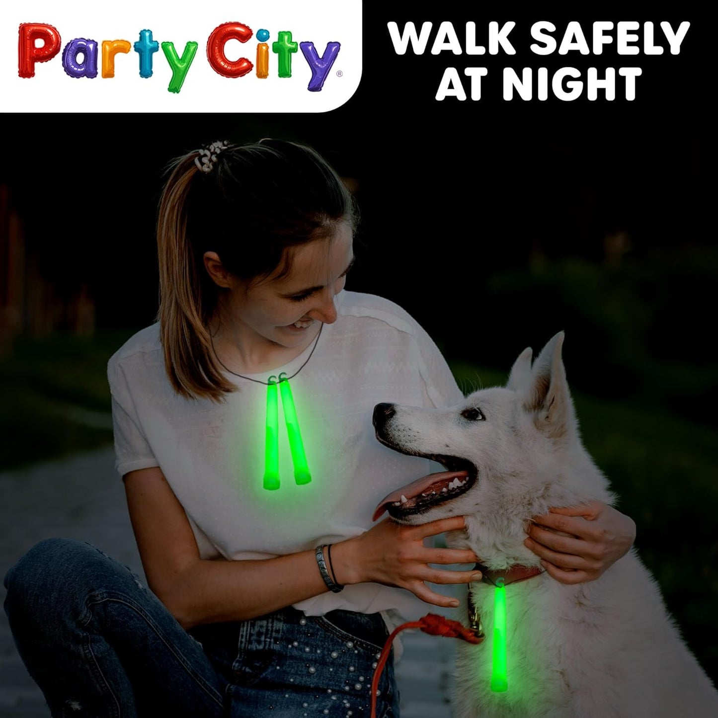 Party City Green Glow Sticks Bulk Pack 6”- 12pk Glow in the Dark Sticks for Kids, Waterproof Camping Survival Ultra Bright Emergency Light Stick with String, Neon Glowsticks Party Supplies Favors