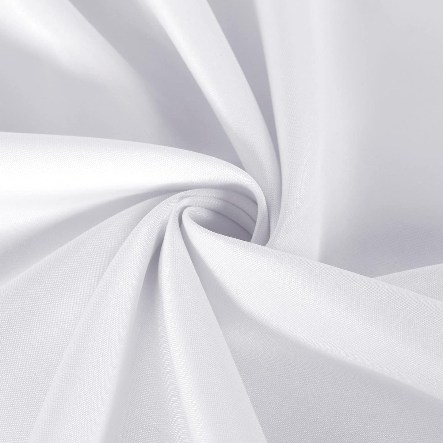 sancua 2 Pack Round Tablecloth 70 Inch White, Stain and Wrinkle Resistant Table Cloth - Washable Polyester Table Cover for Dining Tables, Buffet Parties and Camping