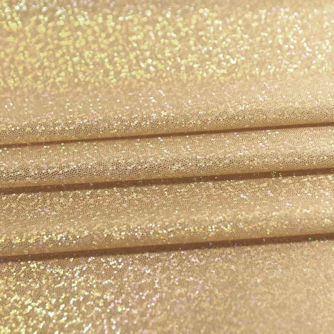 Fitable Sequin Tablecloth for Parties 52x70 Inch - Sparkle Glitter Table Cloth Laser Rectangle Overlay for Wedding Baby Shower Ceremony Birthday Holiday Banquet Decor, Khaki