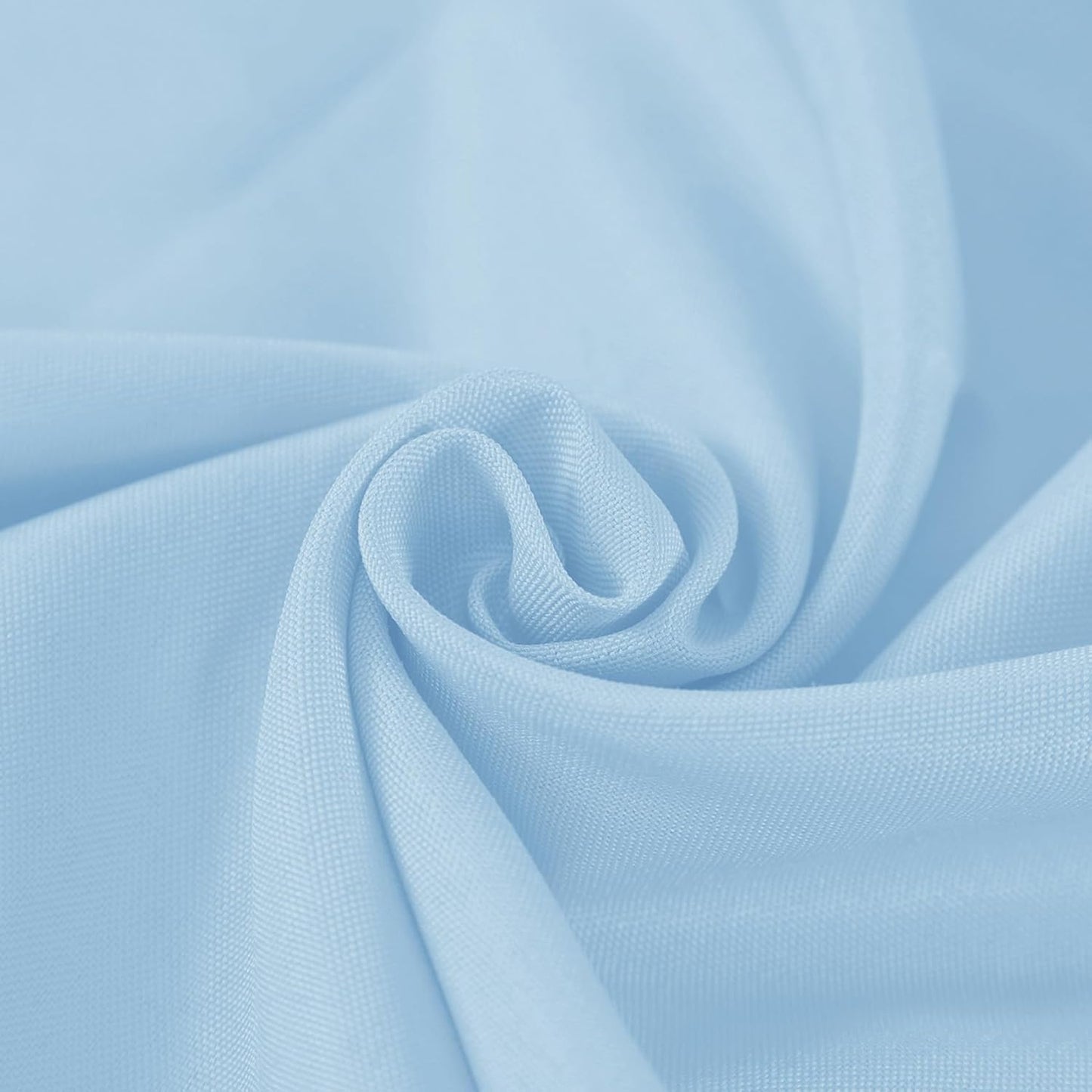 Fokitut 6 Pack Rectangle Tablecloth, 90x156 Inch, Stain Resistant and Wrinkle Polyester Table Cloth, Fabric Table Cover for Kitchen Dining, Wedding, Party, Holiday Dinner-Blue Mist
