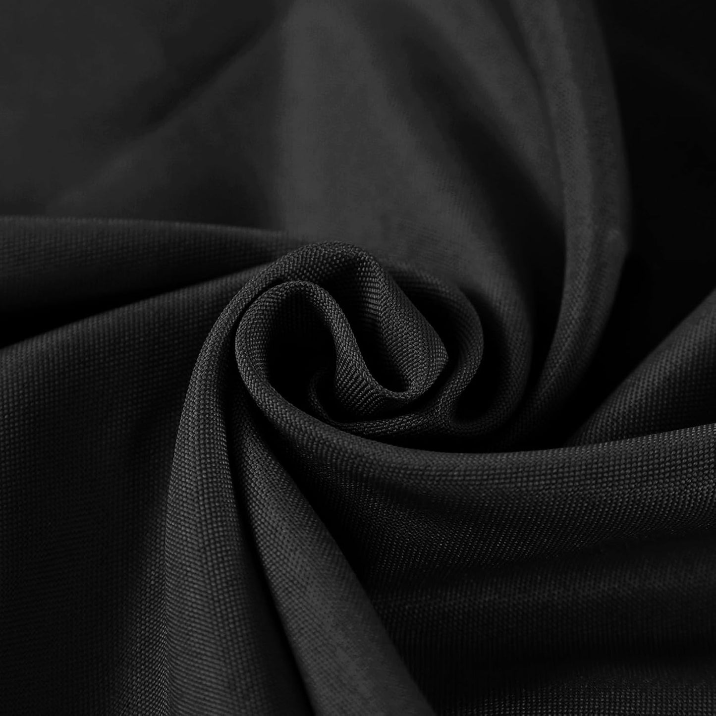Fokitut 6 Pack Rectangle Tablecloth, 60x102 Inch, Stain Resistant and Wrinkle Polyester Table Cloth, Fabric Table Cover for Kitchen Dining, Wedding, Party, Holiday Dinner-Black