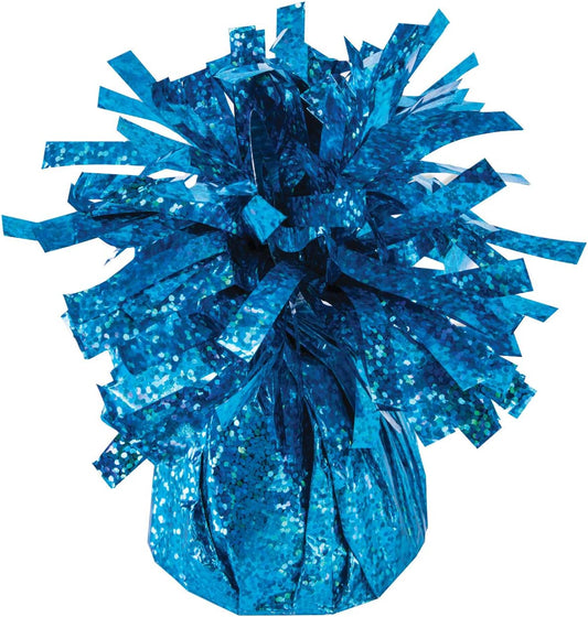PMU 12 Pcs Kisses Balloon Weights - Decorative Balloon Weight for Christmas, Thanksgiving, Birthday, Party Favors, Wedding & Baby Shower - 6oz. Peacock Blue, Pkg/12