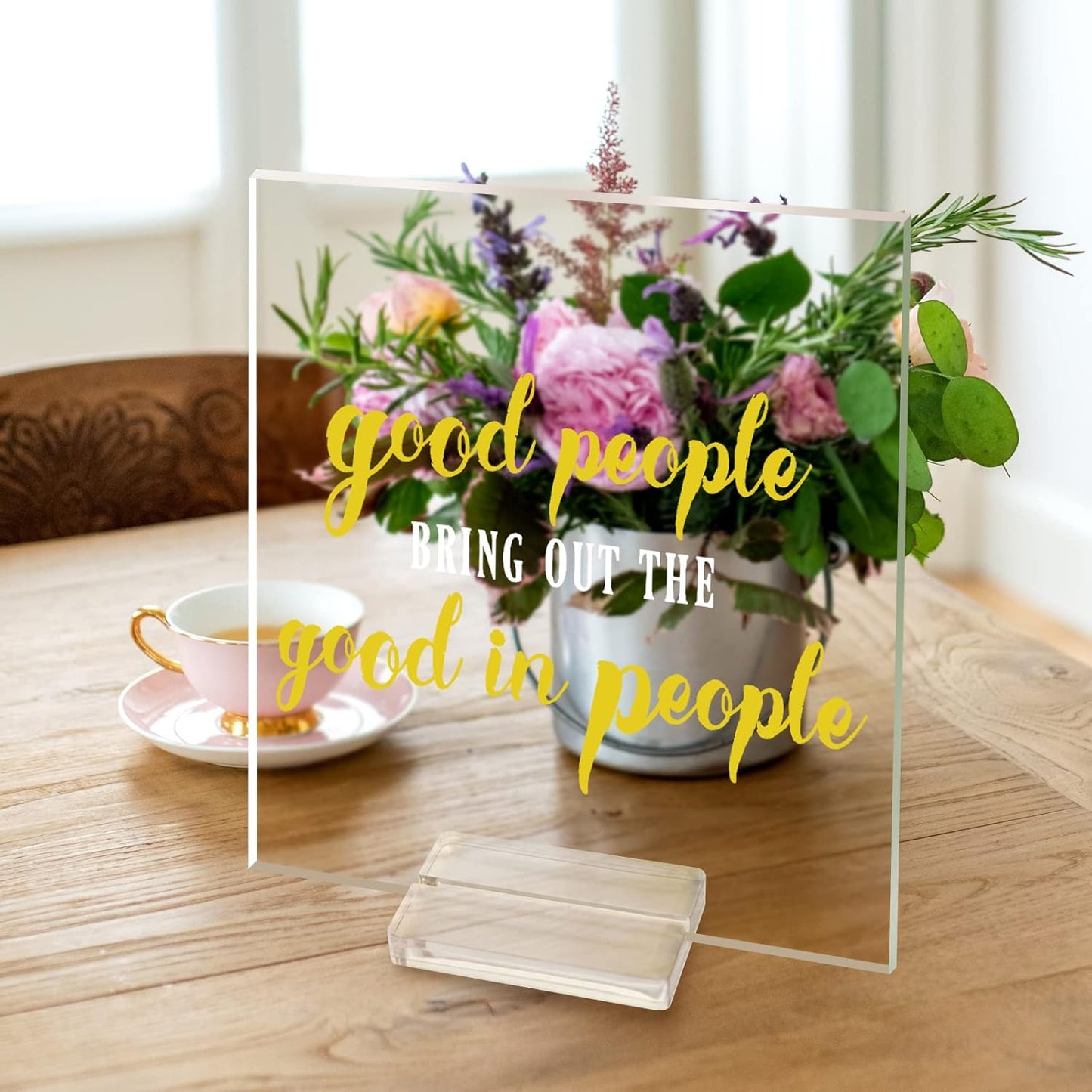 3" Acrylic Sign Holders, 32 PCS Clear Place Card Holders with Card Slot, Table Numbers Display Stands, for Wedding/Menu/Meeting/Table Numbers