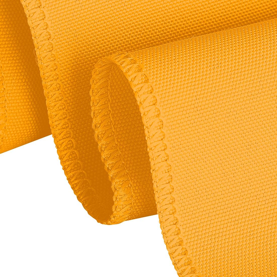 LTC LINENS 10 Pack 120 Inch Round Tablecloth Orange - Bulk for 60 Inch Round Table Floor Length - Washable, Wrinkle Resistant Polyester Fabric Cloth for Parties