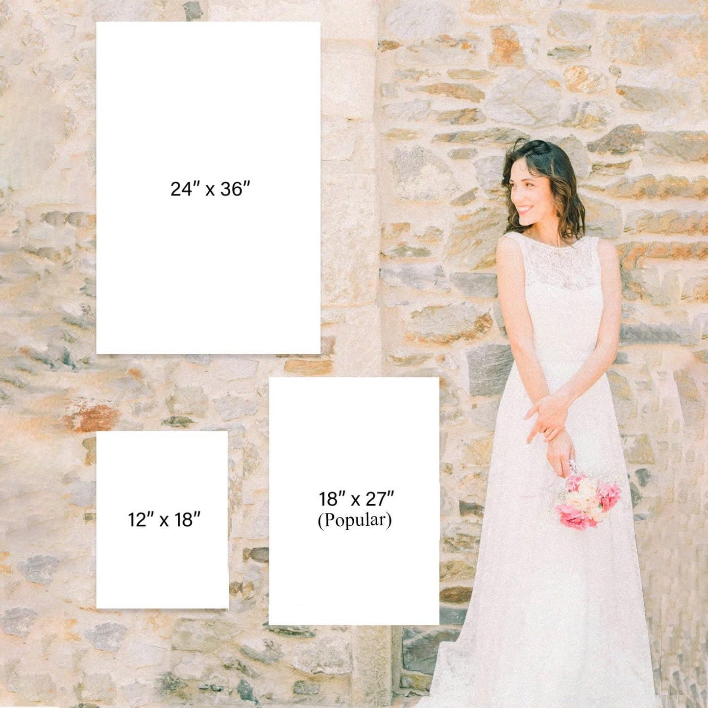 Welcome Wedding Signs, Fall Floral Burnt Orange Wedding Sign Decorations Signage 12" X 18" (Small), 27" (Medium), 36" (Large), Plastic, Modern, Pole Mount, Weather