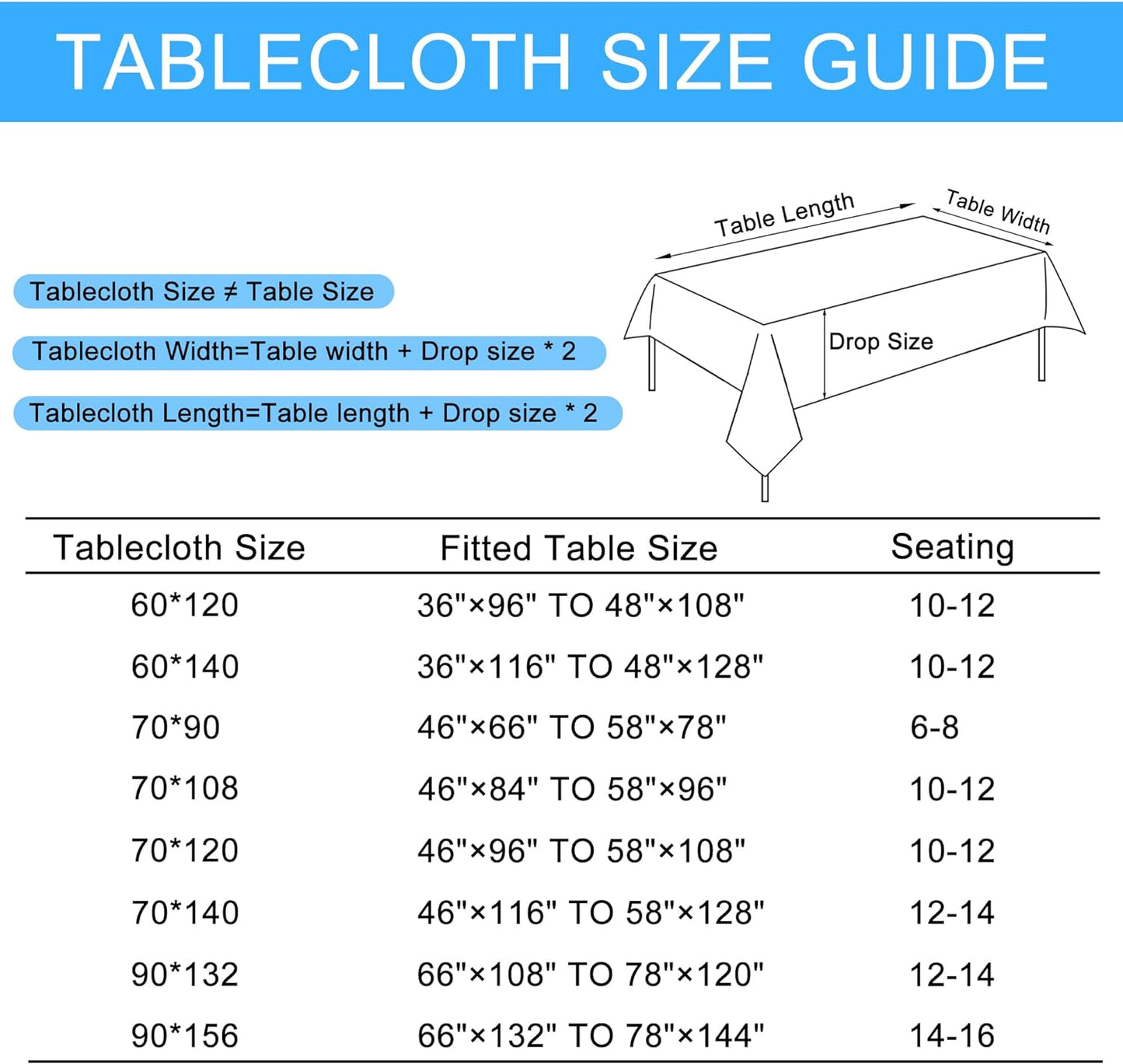 Hiasan Faux Linen Rectangle Tablecloth - Wrinkle and Stain Resistant Washable Table Cloth for Kitchen Dining Room Holiday Table Cover for Party Dinner, Beige, 70 x 140 Inch