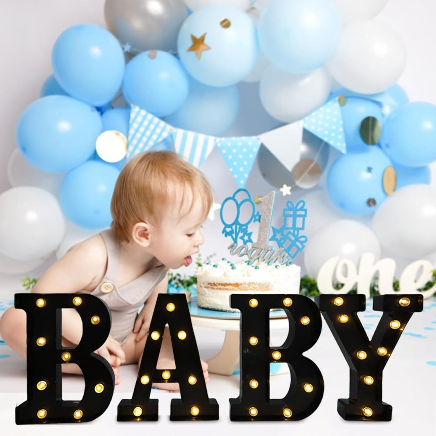 Led Marquee Letters, 8.58 Inch Black Light Up Letters, Small Led Letter Lights, Battery Powered Lighted Letterfor Table, Party, Birthday, Christmas Decor (Black, Letter X)