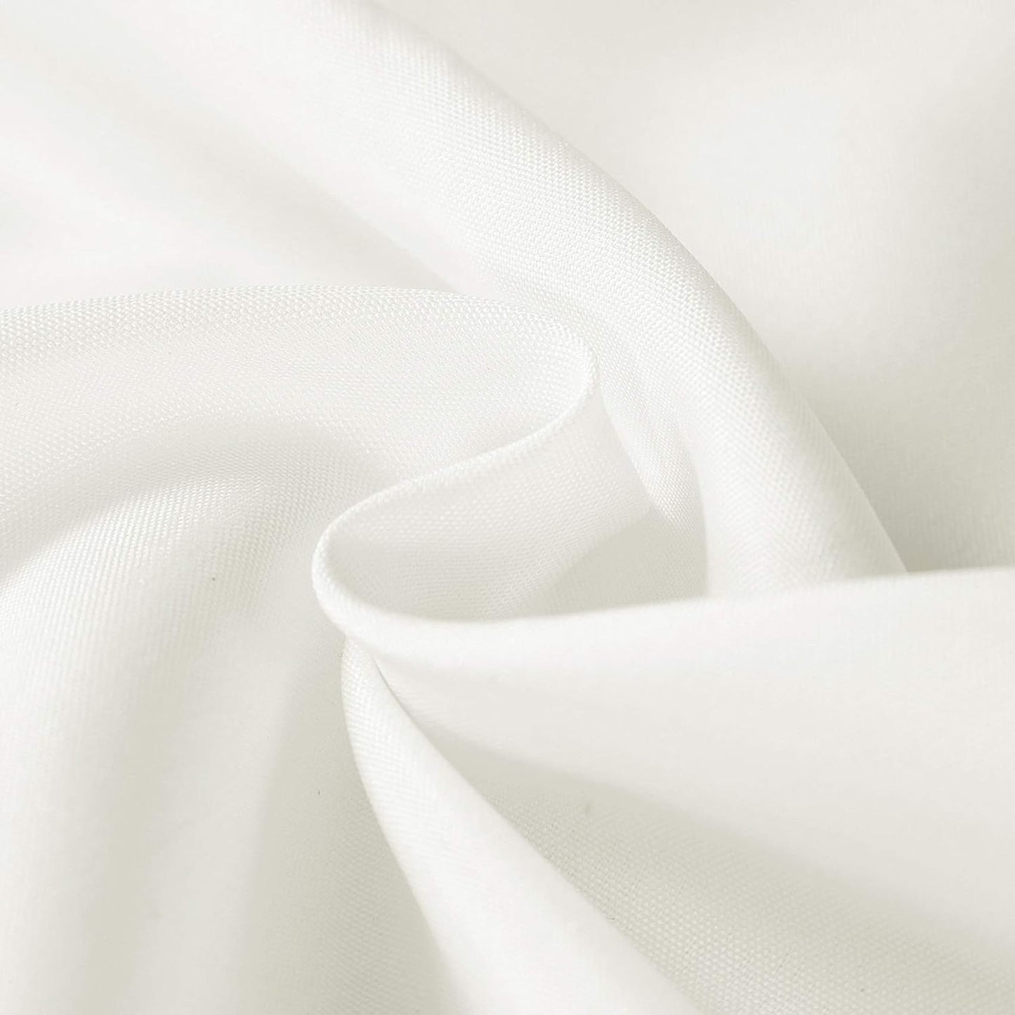 Rectangle Tablecloth 90x132 inch Washable Polyester Fabric Table Cloth for Wedding Party Dining Banquet Decoration（90x132, Ivory）