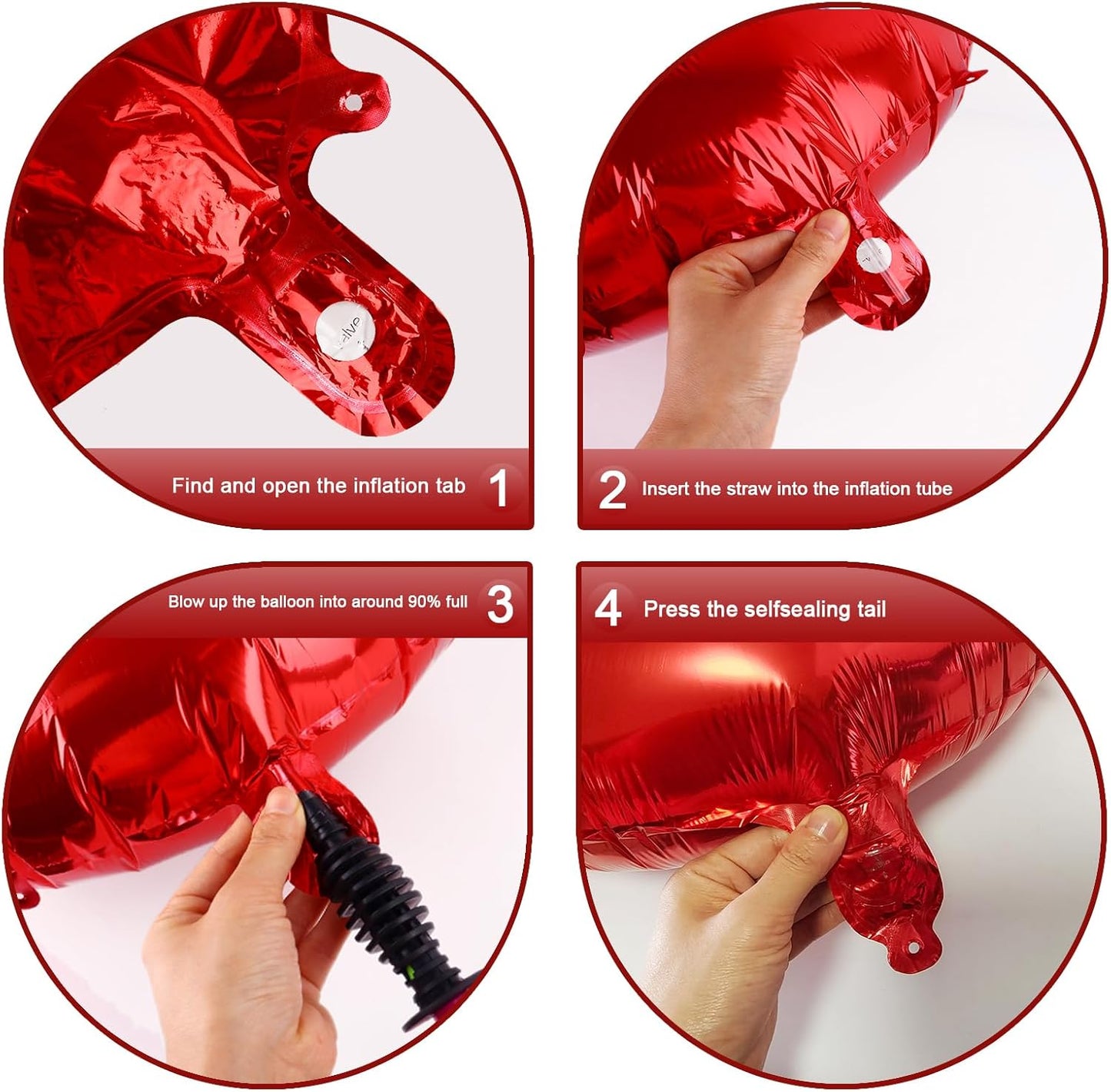 Red Foil Number 8 Balloon 40 Inch, Helium Mylar Eight Number 8 18 28 38 48 58 80 88 Birthday Balloons, 8th Red Women Men Wedding Anniversary, Graduations Party Supplies