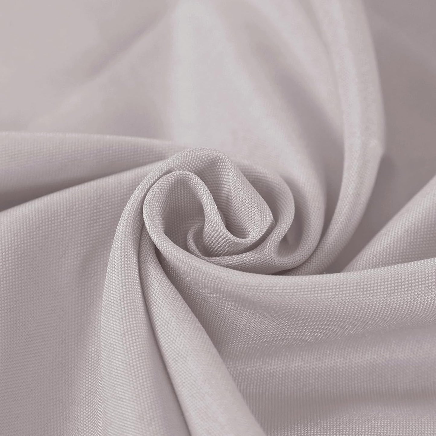 Fokitut 2 Pack Waterproof Round Tablecloth, 120 Inch, Stain Resistant and Wrinkle Polyester Table Cloth, Fabric Table Cover for Kitchen Dining, Wedding, Party, Holiday Dinner-Silver