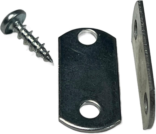 Canvas Clips for Picture Framing screws included 15 per pack ( Choose your offset size ) by E.H.C. (0/0 Flush)