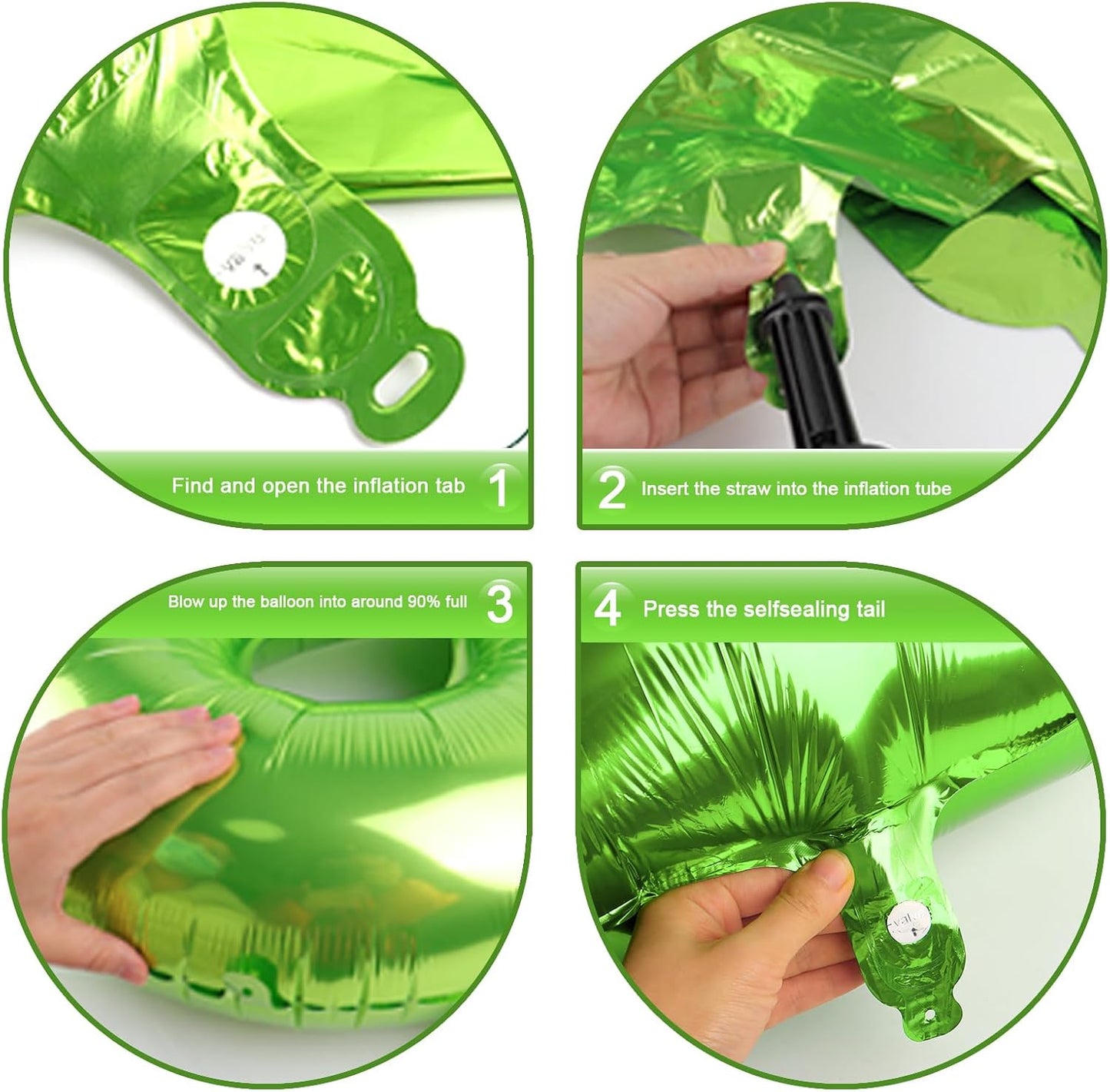 Light Green 40 Inch 0 Number Balloons, 0 Decorations for 10 20 30 40 50 60 70 80 90 100 Birthday, 2026 Light Green Foil Giant Birthday Graduations Anniversary Party Balloon
