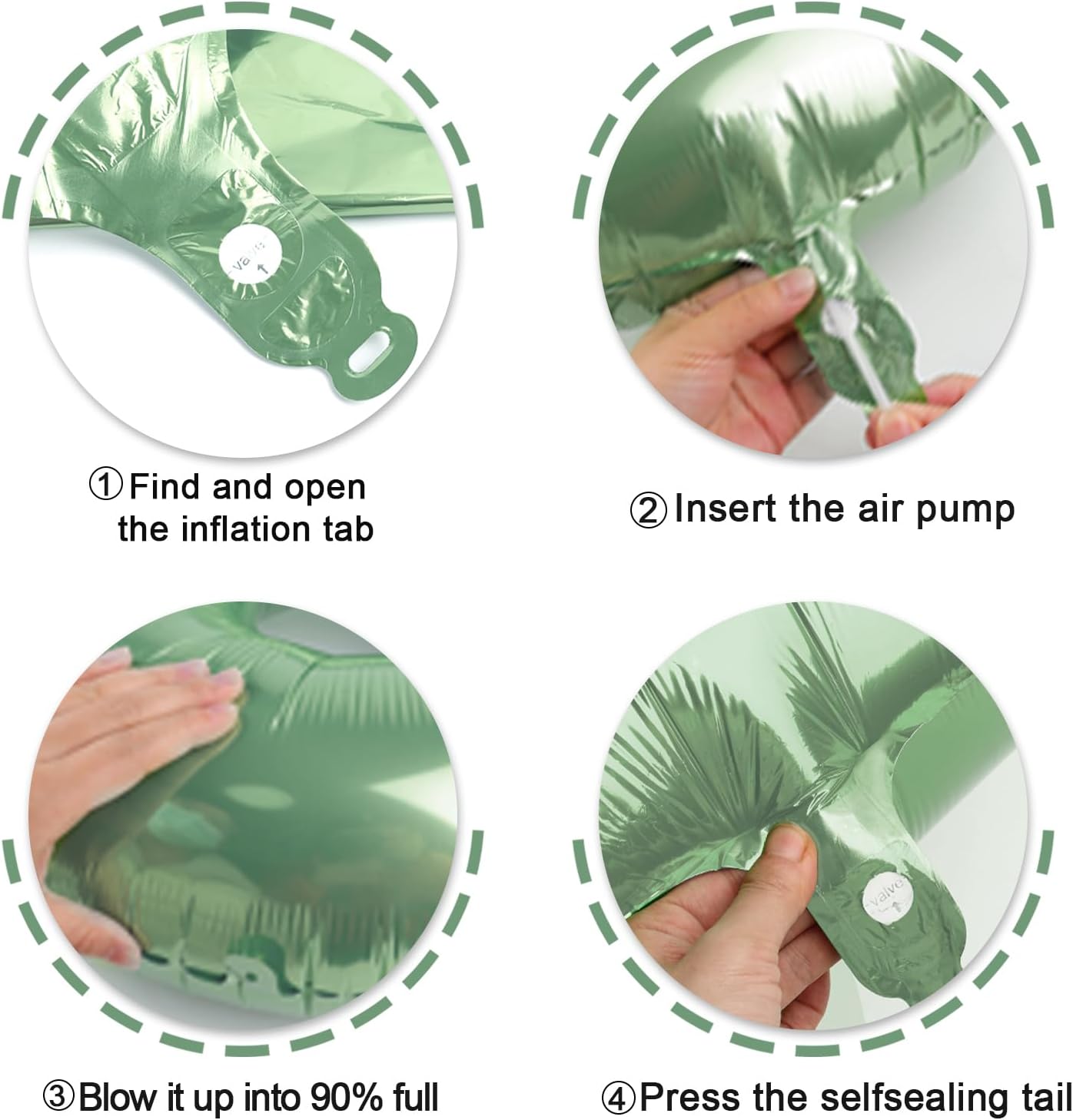 Sage Green Helium Number Balloon 40 Inch, Giant Foil Oliver Green Number 0 Birthday Balloons, Large Numbers 10 20 30 40 50 60 70 80 90 100 2026, Party Celebration Supplies Decorations