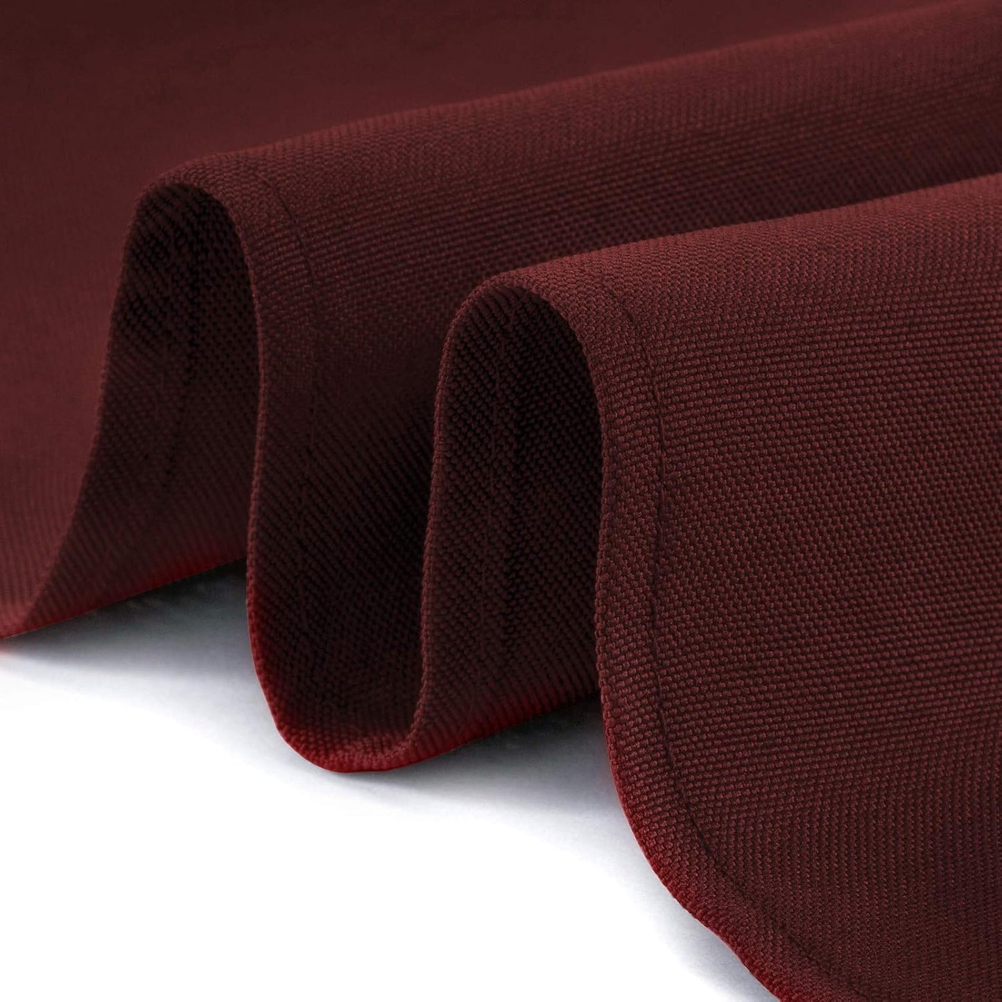 Lann's Linens - 10 Premium 90" x 156" Tablecloths for Wedding/Banquet/Restaurant - Rectangular Polyester Fabric Table Cloths - Burgundy