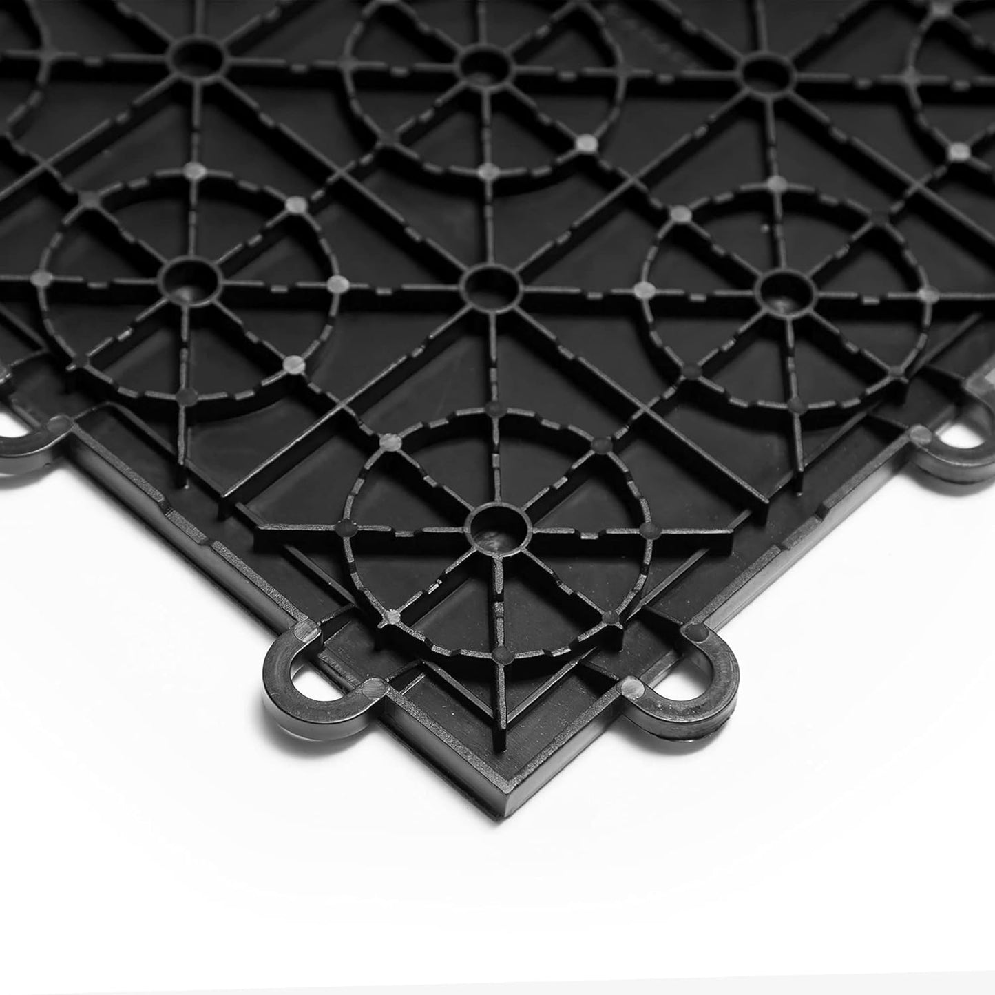 IncStores 3/8" Thick Dark Maple Dance Floor Tiles - 12"x12" Snap Together Printed Vinyl for Practice & Performance - 1 Tile Pack