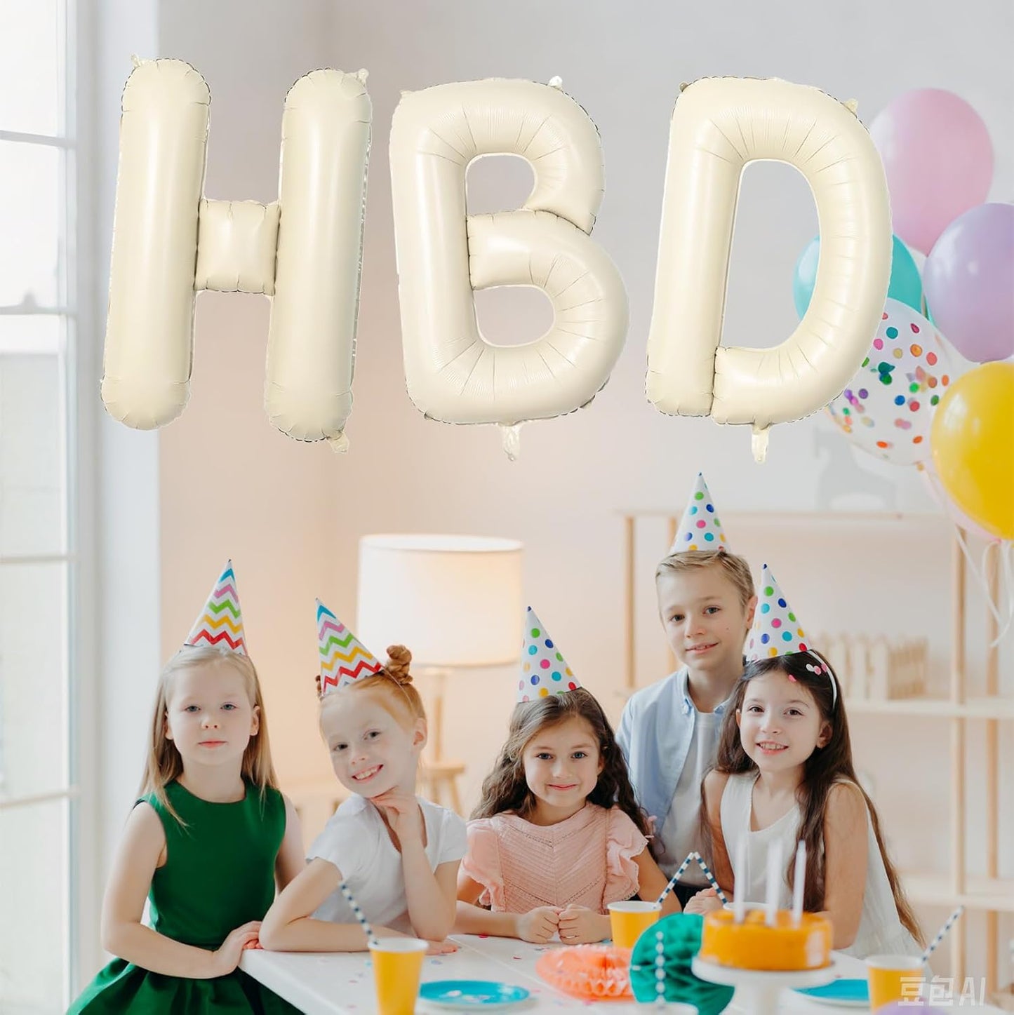 40 Inch Letter Balloons W, Big Custom A-Z Alphabet Foil Name Balloon Cream White, Self Inflating Beige Customize Helium Balloon Letters W for Women Girls Birthday Bride Baby Shower Party Decorations