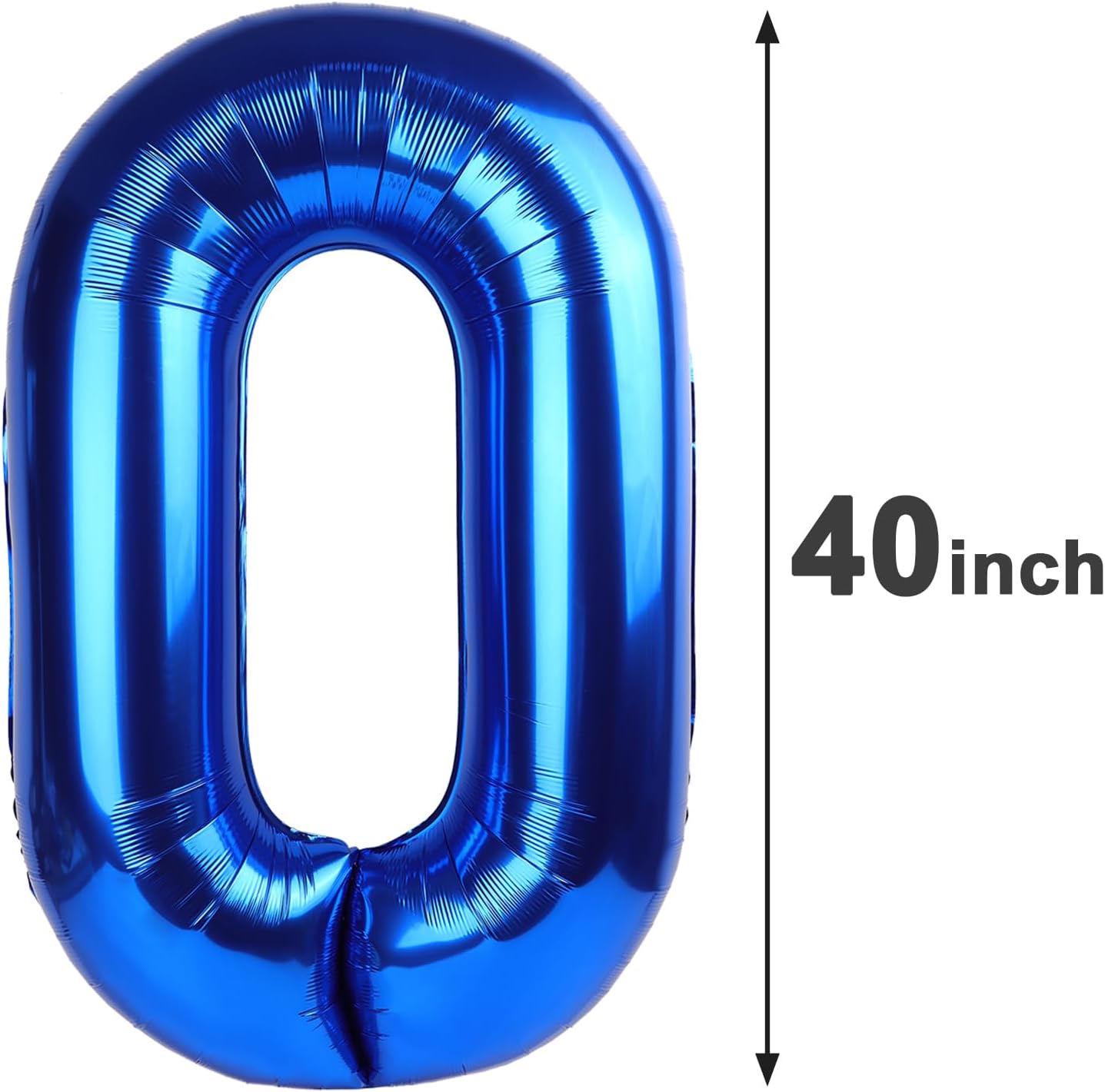 Giant Navy Blue 40 Balloon Number 40 Inch, 40 Number Balloons Birthday Supplies, 40 Year Old Birthday Party Celebration, 40 Balloons Graduations Anniversary Decorations