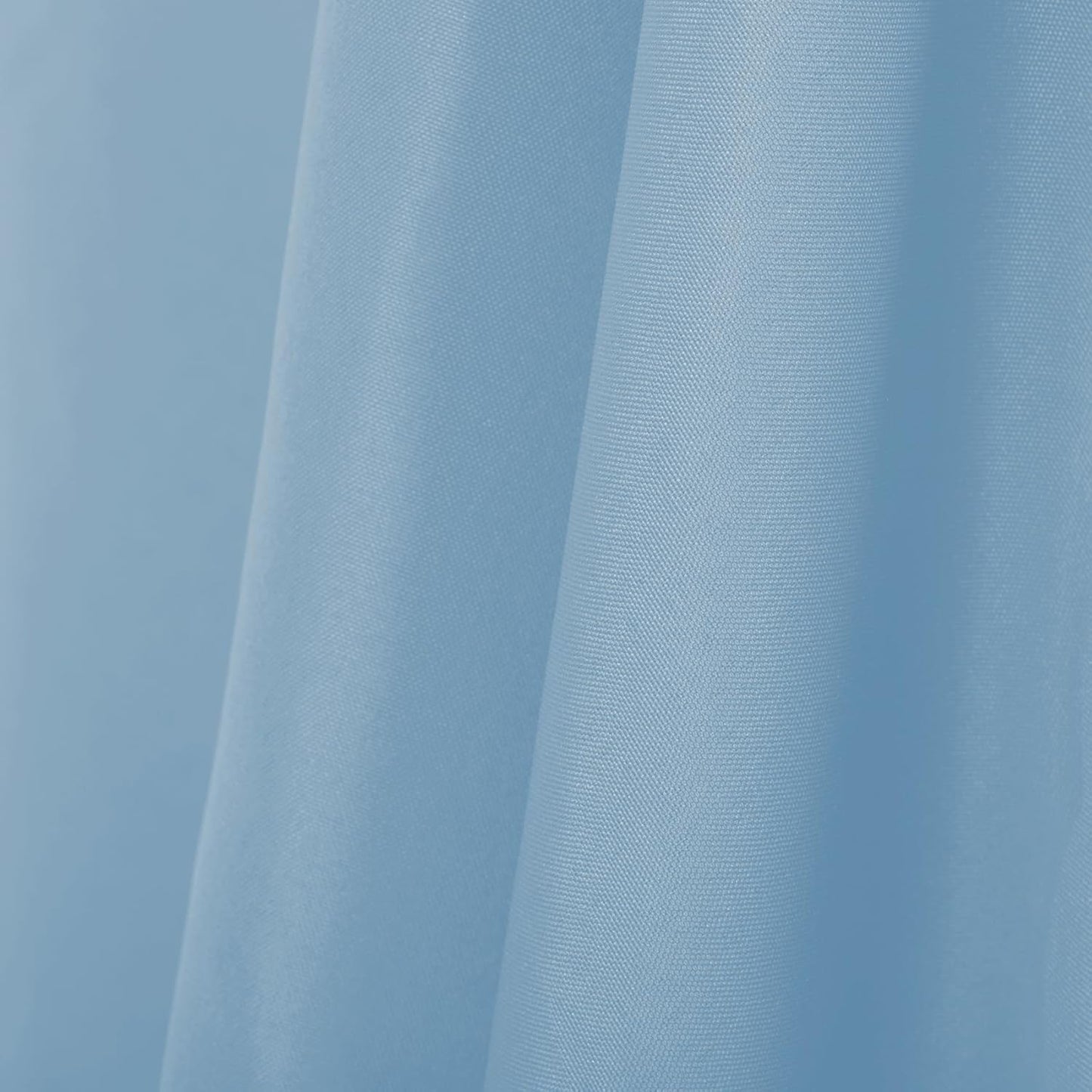 Ascoza 2pack 60x102 Inch Blue Mist Rectangular Tablecloth 6 Feet Table Cloth in Polyester Fabric for Wedding/Banquet/Restaurant/Parties