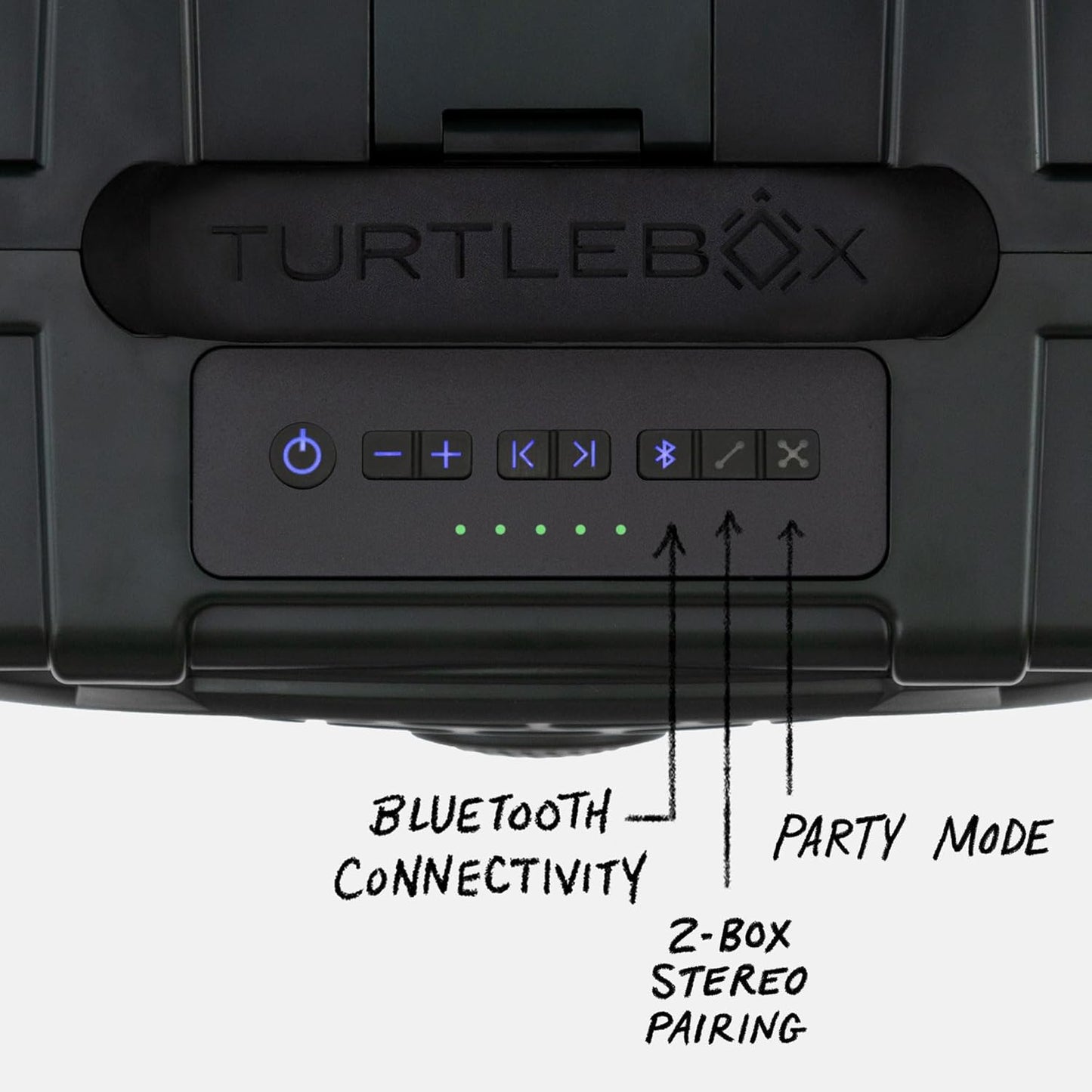 Turtlebox Original Gen 3: Portable Outdoor Bluetooth Speaker – Ultra-Loud (120dB), Waterproof (IP67), Rugged, Impact-Resistant, 3-Day Battery | Party Mode: Unlimited Pairing Stereo, Green/Yellow