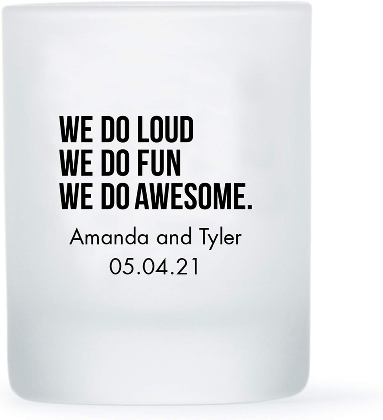 WEDDINGSTAR Personalized 3oz Frosted Shot Glass Customizable Full Color Print - 180 pack