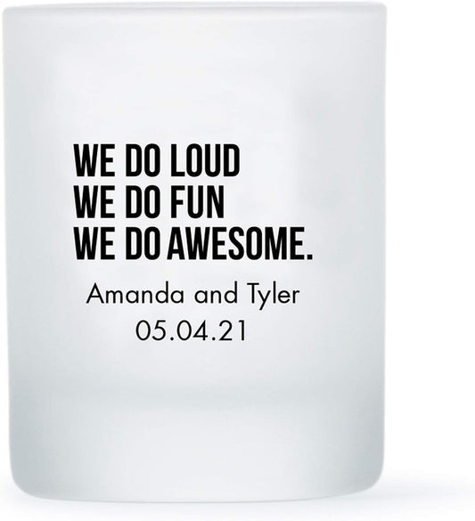 WEDDINGSTAR Personalized 3oz Frosted Shot Glass Customizable Full Color Print - 180 pack