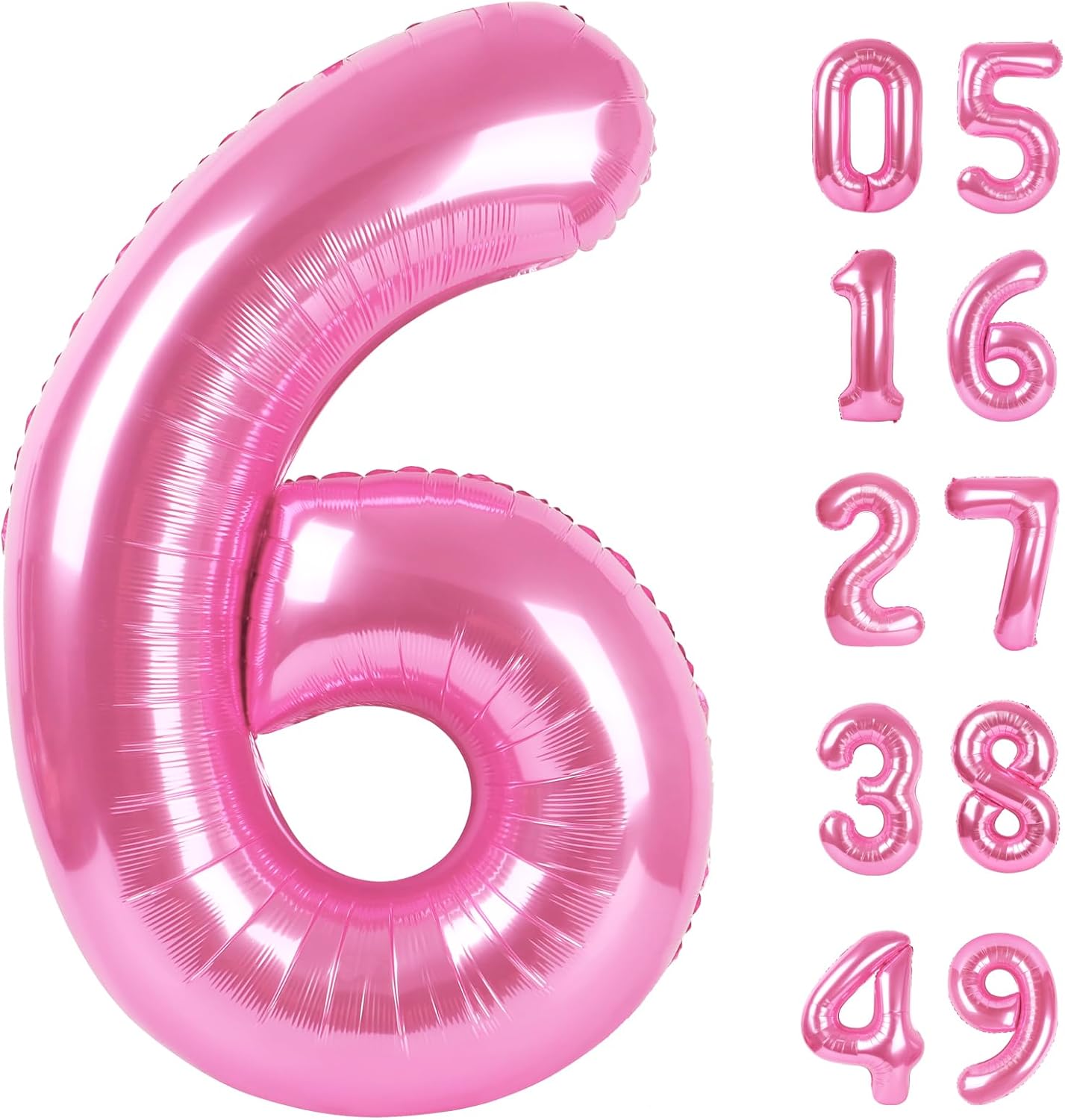 2026 number balloon roseate