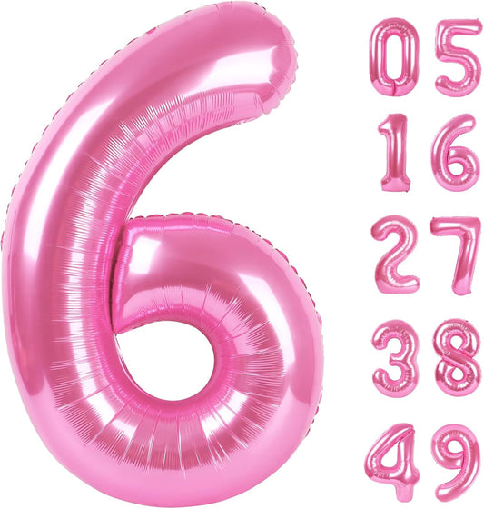 2026 number balloon roseate