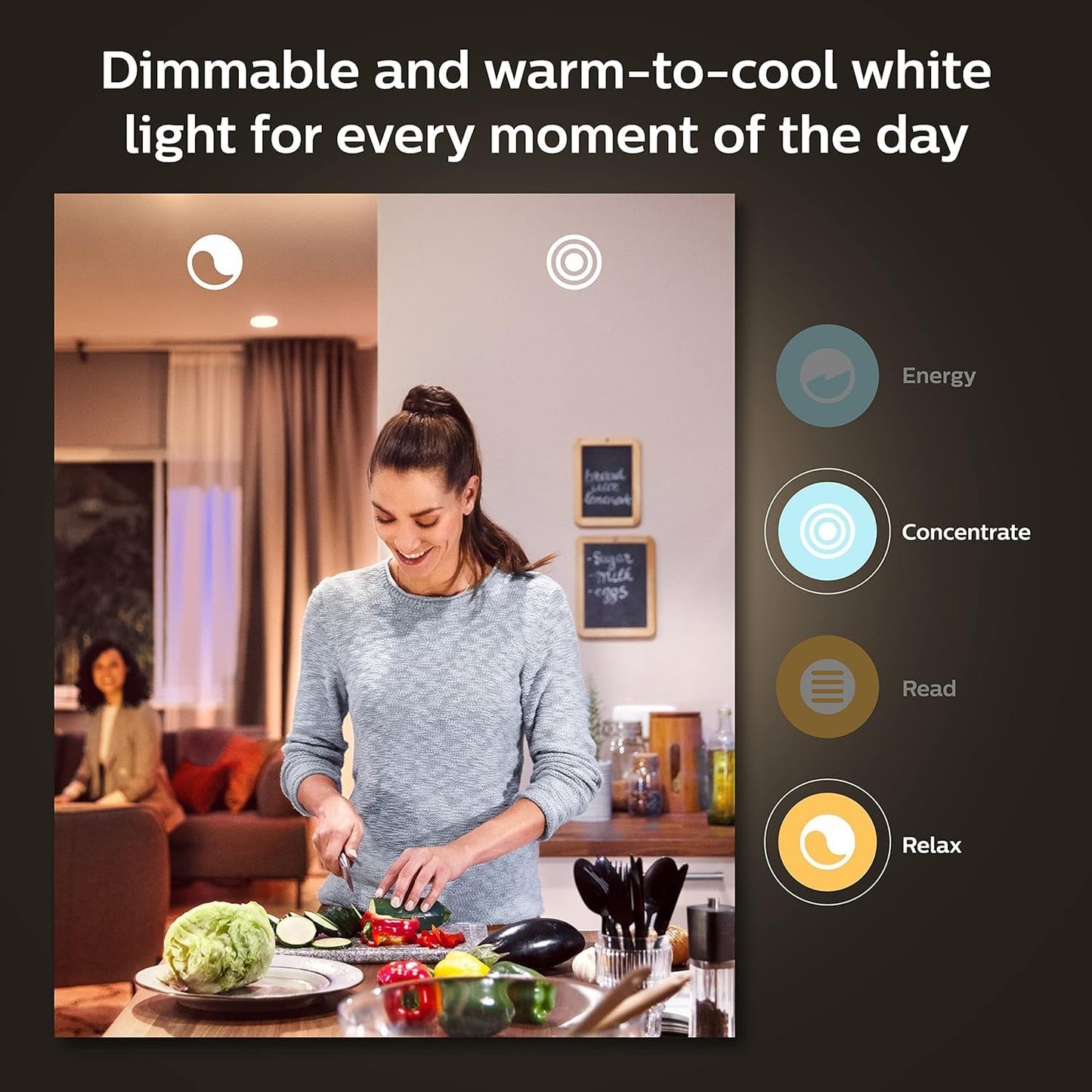 Philips Hue White Ambiance BR30 LED Smart Bulbs (Bluetooth Compatible), Compatible with Alexa, Google Assistant, and Apple HomeKit, 1-Pack
