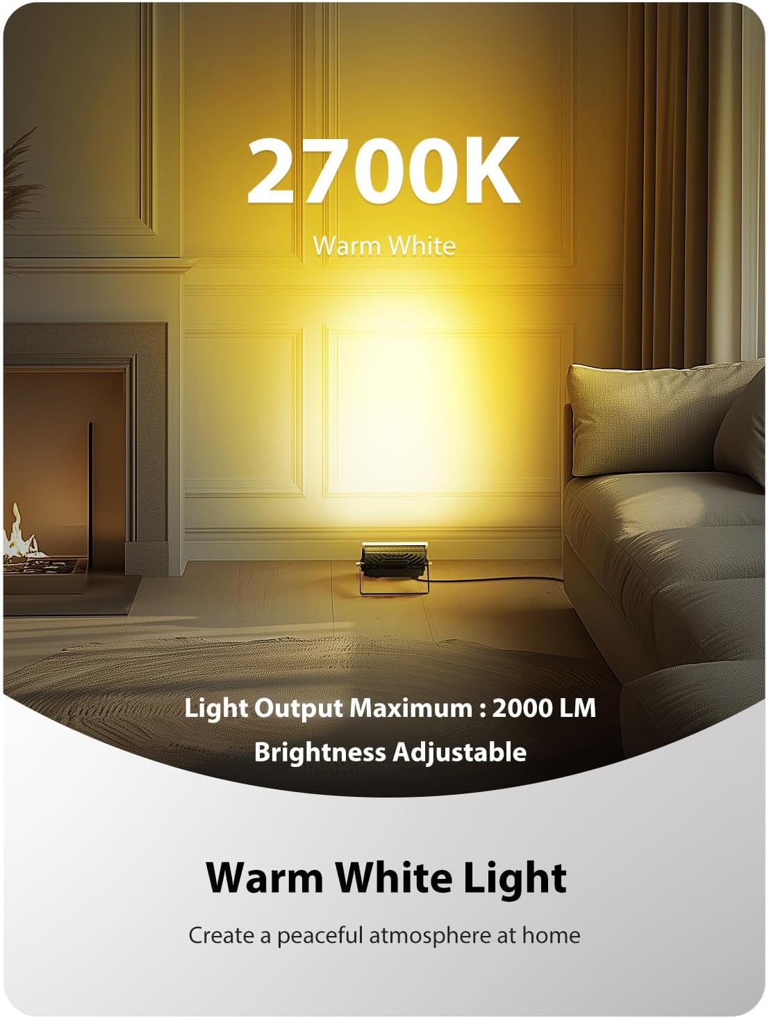 Onforu 25W RGB LED Flood Light Outdoor, 2000LM Color Changing Uplights with Remote, 2700K Warm White IP66 Stage Lights, Landscape Spotlights Indoor, Halloween Outdoor Uplighting for Events 6 Pack
