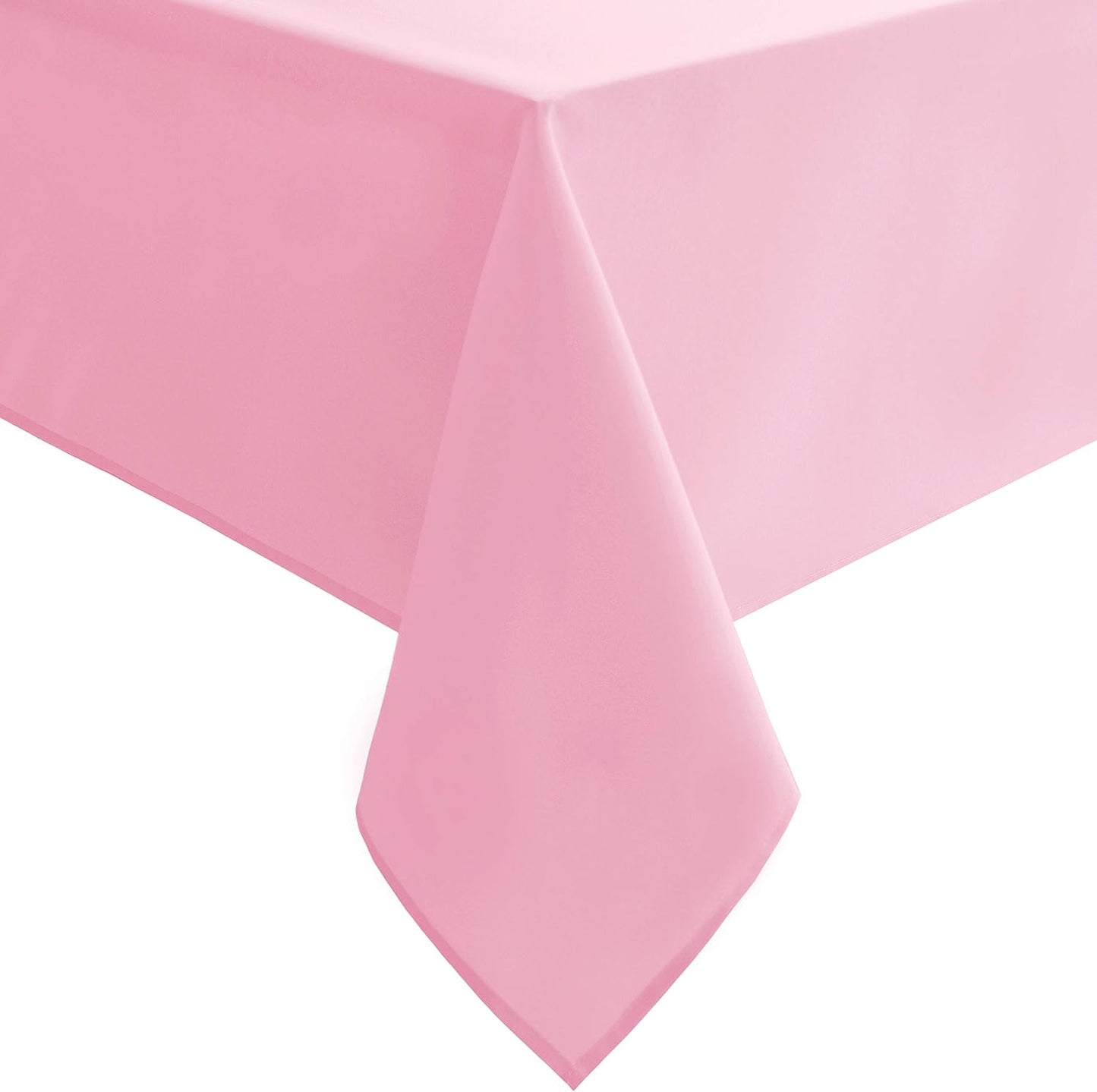 Hiasan Pink Tablecloth for Rectangle Tables - Waterproof and Spillproof Washable Fabric Table Cloth for Dining Room Kitchen Party, 60 x 120 Inch