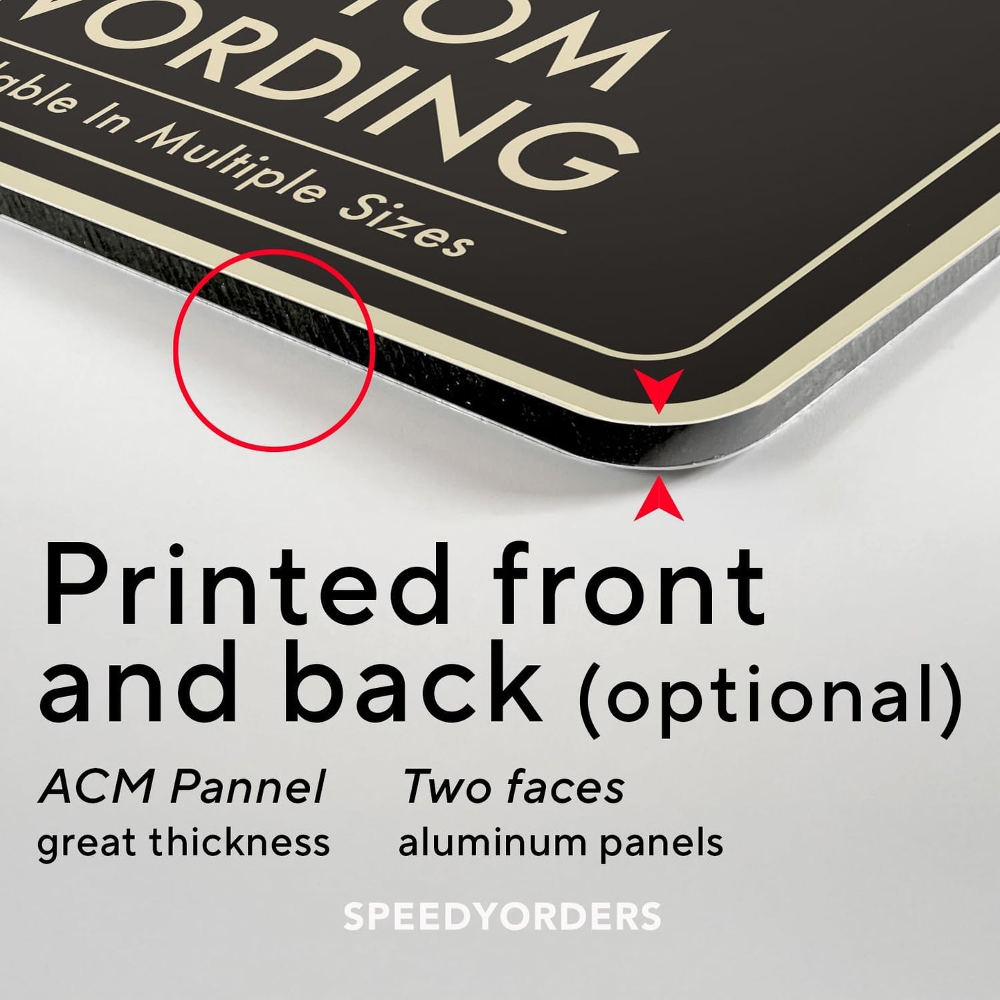 Personalized Custom Decorative Outdoor Metal Signs, Aluminum, Black Charcoal, 18x12 Inches, Waterproof, Made in USA