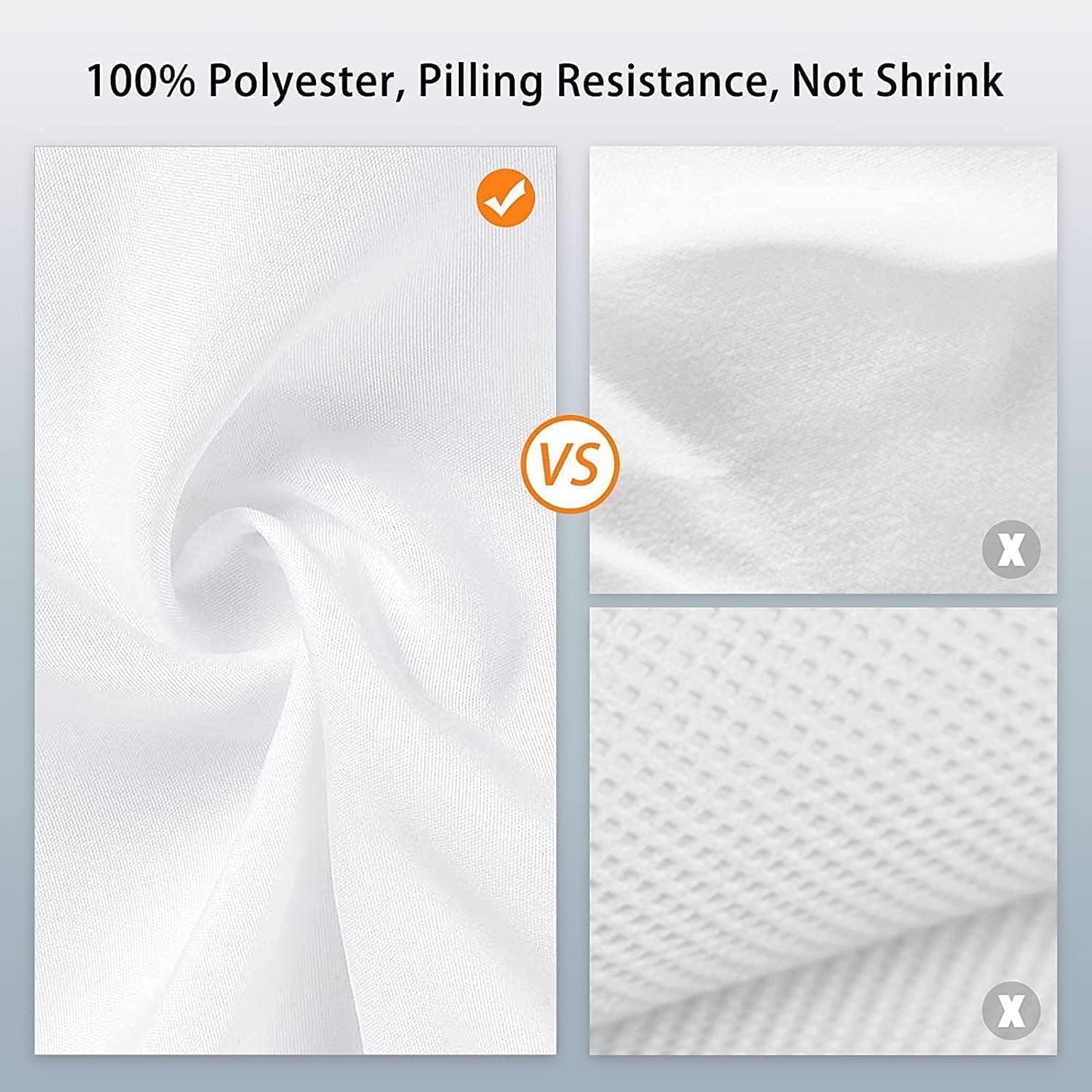 12x10 FT White Backdrop Background for Photography, 100% Polyester Photo Booth Backdrop Foldable Washable White Screen for Portrait Photoshoots Booth Party Video Studio