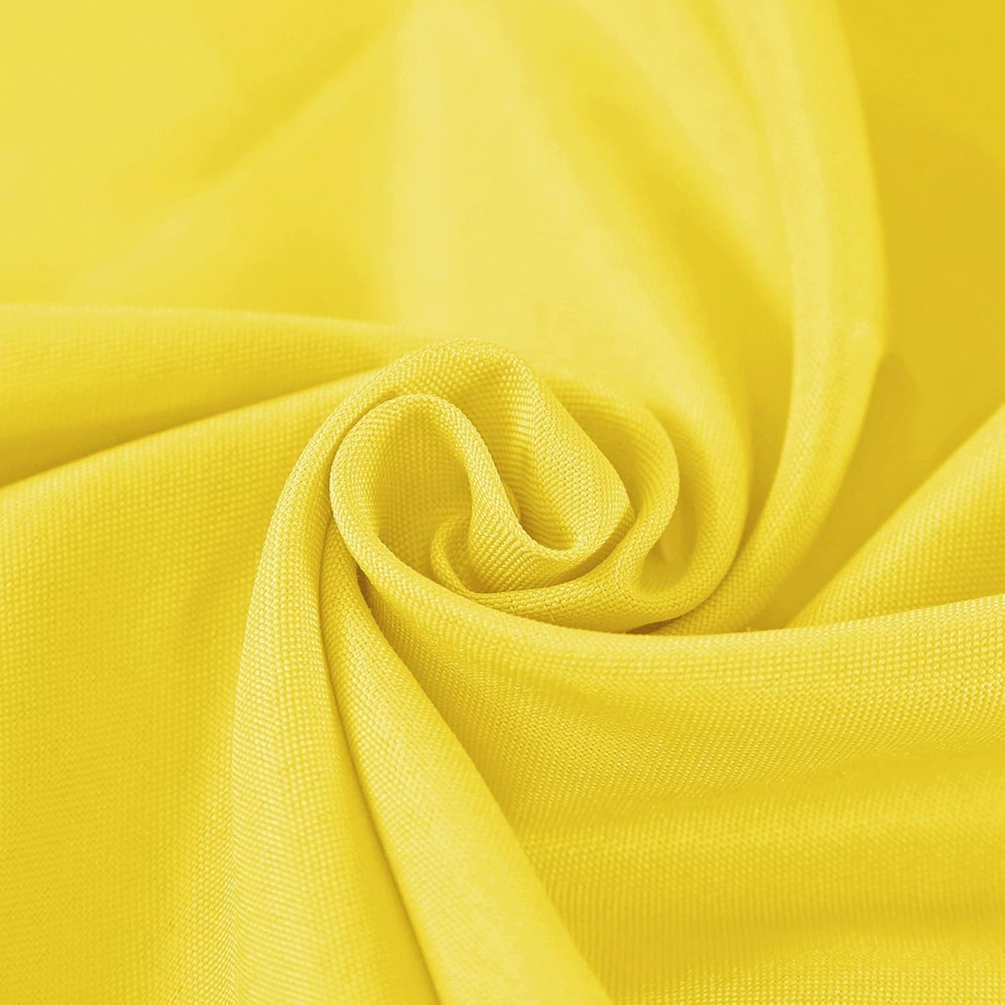 Rectangle Tablecloth 90x132 inch Washable Polyester Fabric Table Cloth for Wedding Party Dining Banquet Decoration（90x132, Yellow）