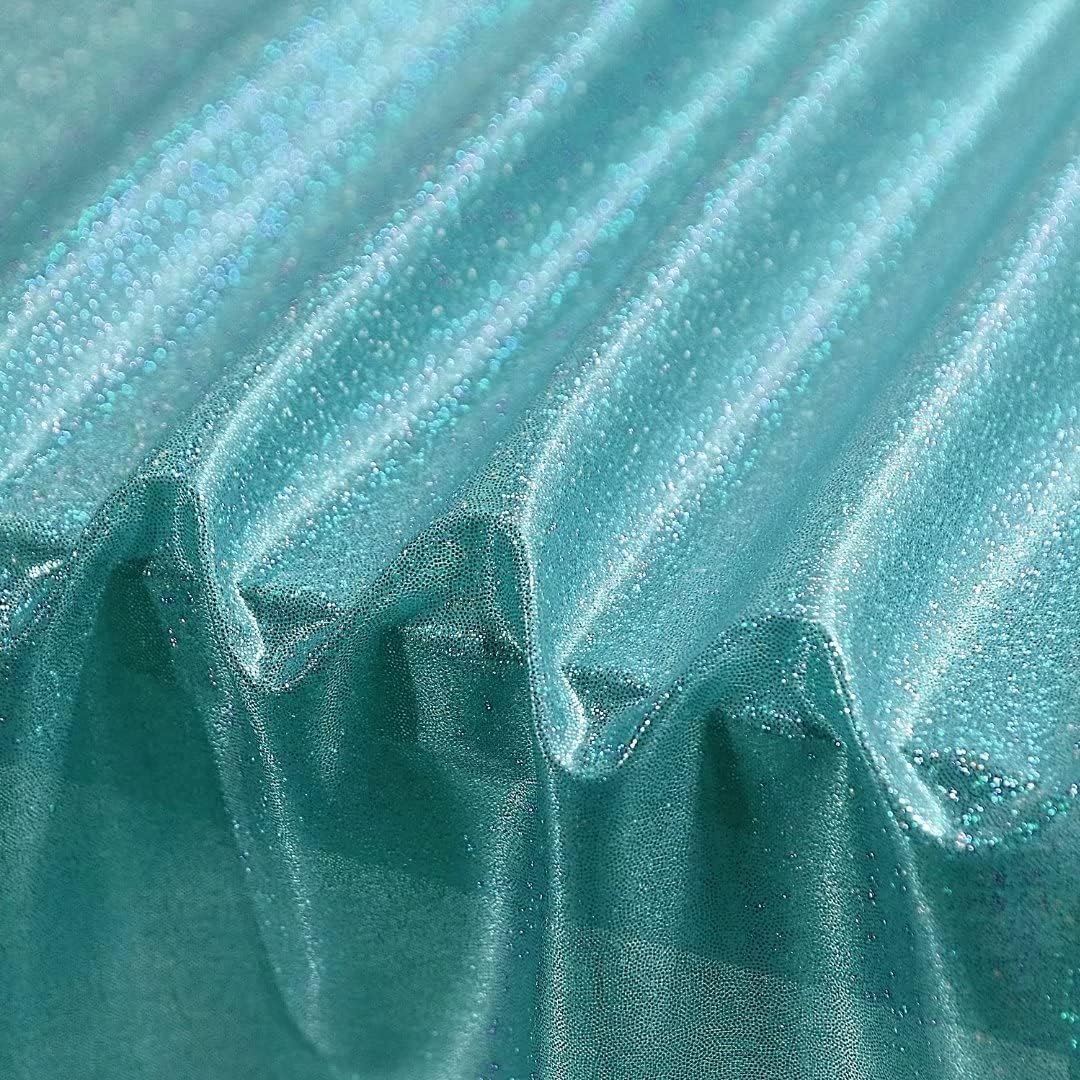 Fitable Sequin Tablecloth for Parties 60x60 Inch - Sparkle Glitter Table Cloth Laser Square Overlay for Wedding Baby Shower Ceremony Birthday Holiday Banquet Decor, Teal