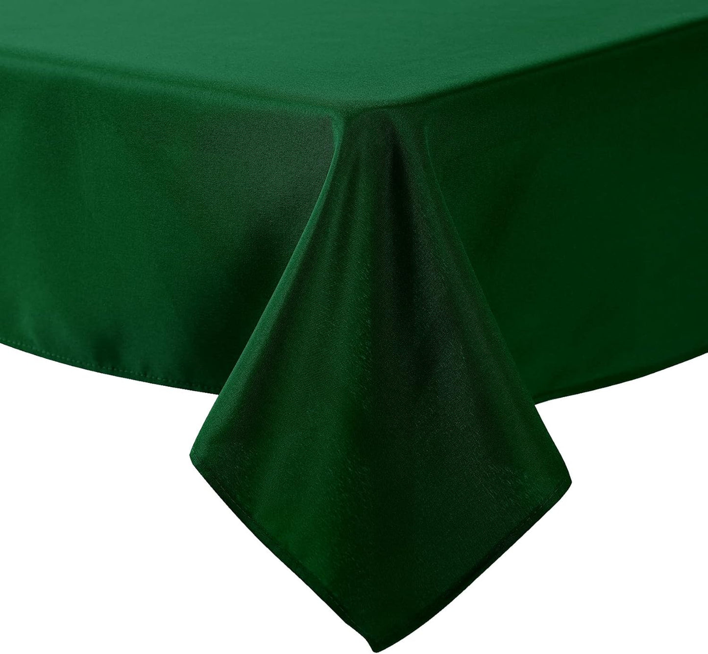 Cupuamon Square Tablecloth 90x90 inch Washable Polyester Fabric Table Cloth for Wedding Party Dining Banquet Decoration（90x90,Hunter）