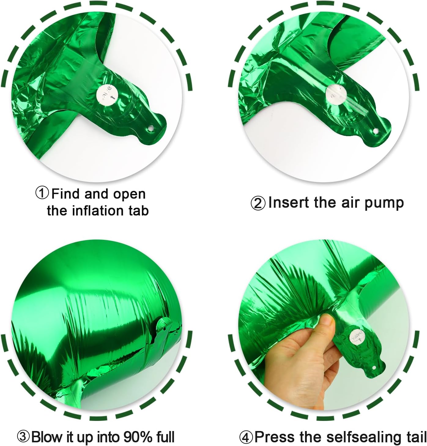 Green 40 Inch Large Number 15 Birthday Balloon, 15 51 Birthday Celebration Decorations, Foil 15 Mylar Helium Number Balloons Girl Boy Anniversary Party Supplies