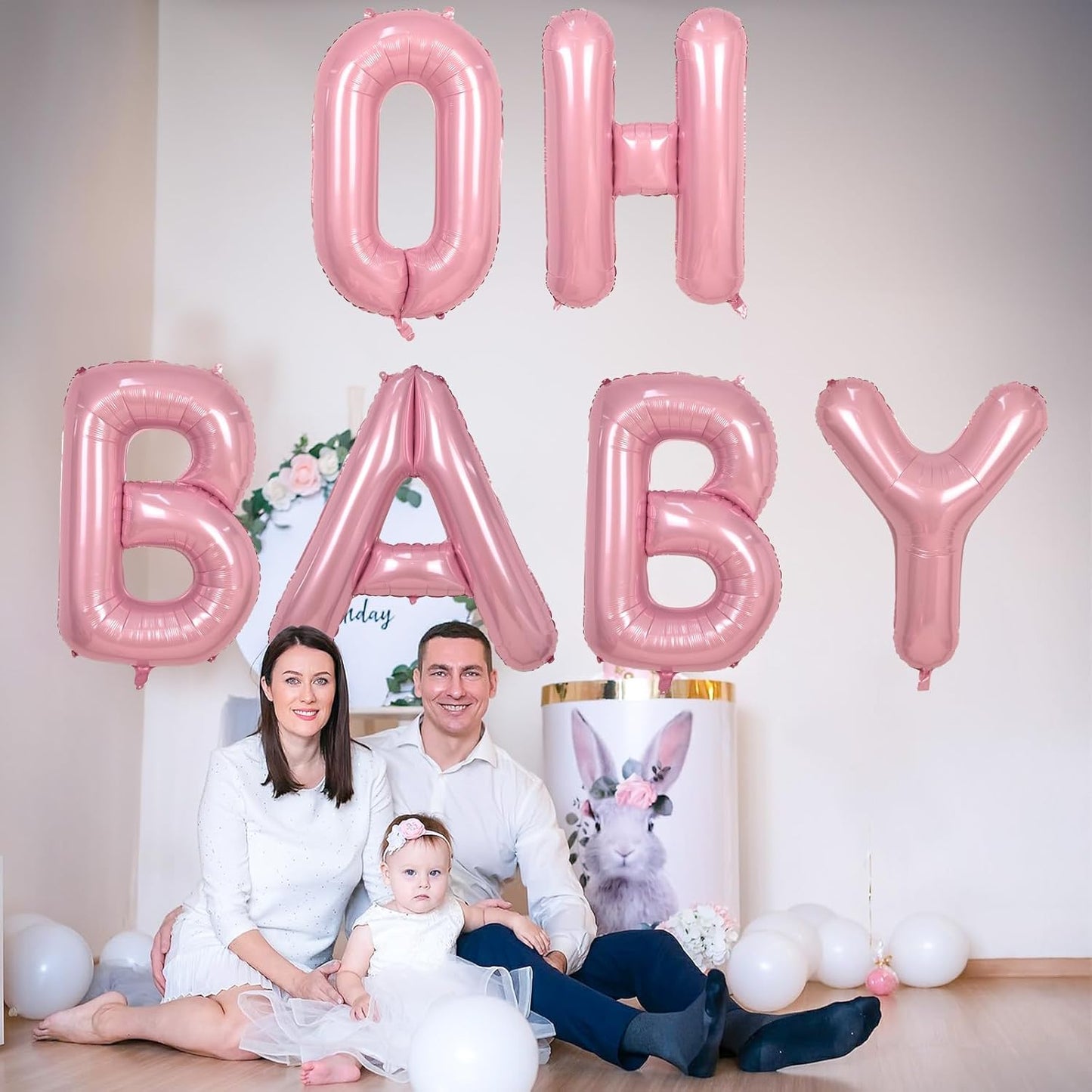 Z Letter Balloon Pastel Pink, 40" Alphabet Foil Word Balloons, Large Inflatable Light Pink Balloon Letter Z, XXL Mylar Custom Letter Balloon Light Pink for Girls Birthday Party Decoration Supplies