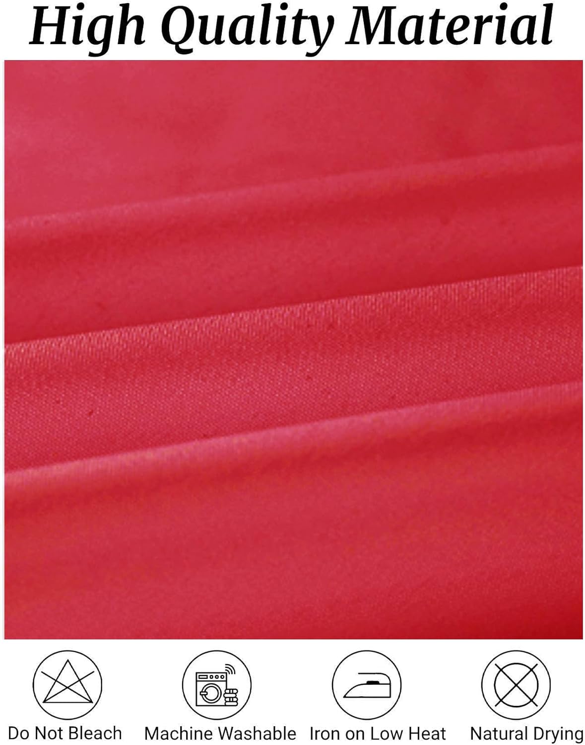 Fokitut 6 Pack Round Tablecloth, 70 Inch, Stain Resistant and Wrinkle Polyester Table Cloth, Fabric Table Cover for Kitchen Dining, Wedding, Party, Holiday Dinner-Red