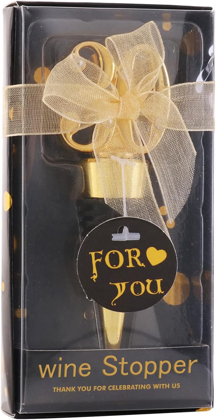 12 Pack 30 Birthday For Guests Wine Cork Beer Wine Cork champagne Bottle With Gift Box For Wedding Gift Party Favor Decoration