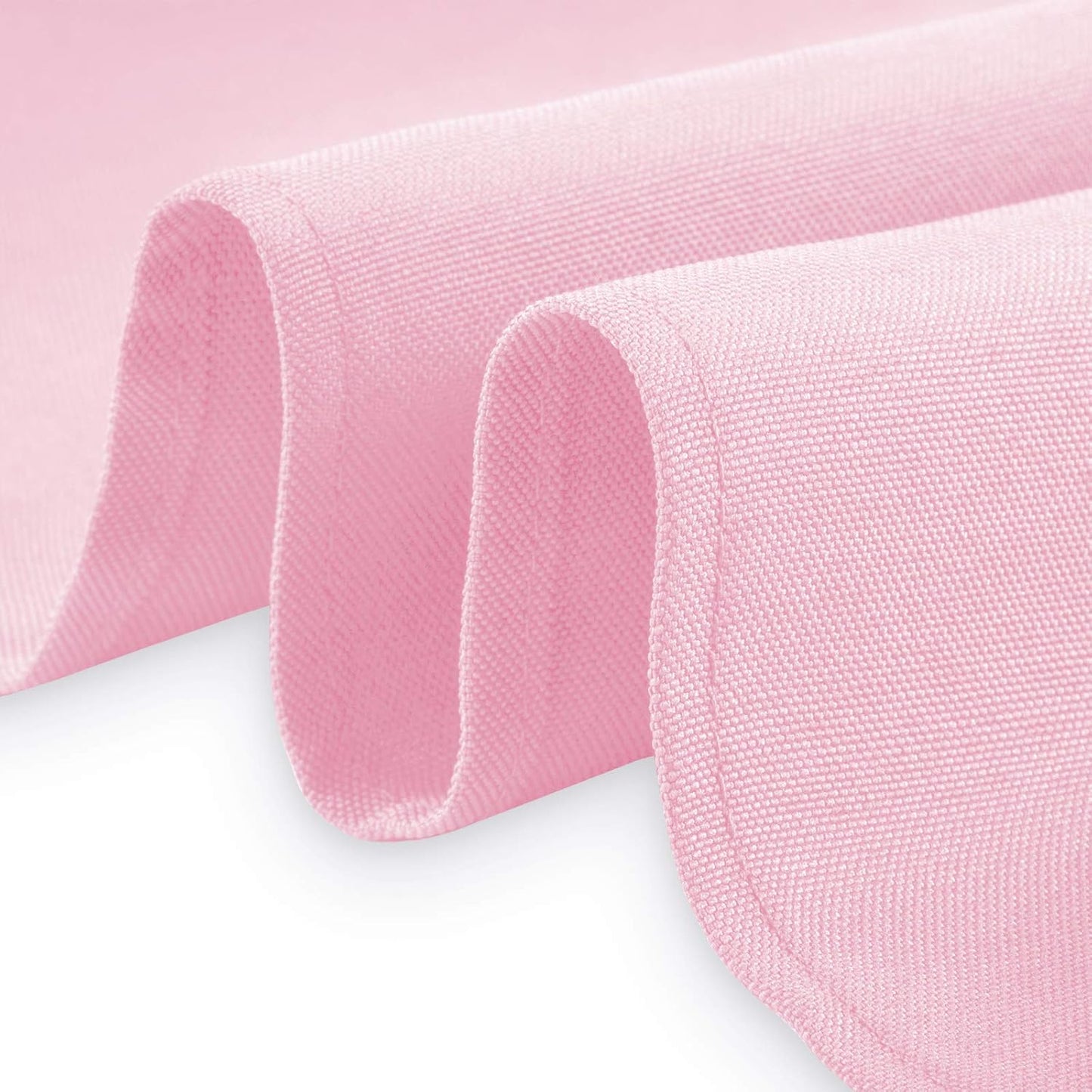 Lann's Linens - 70" Square Premium Tablecloth for Wedding/Banquet/Restaurant - Polyester Fabric Table Cloth - Pink