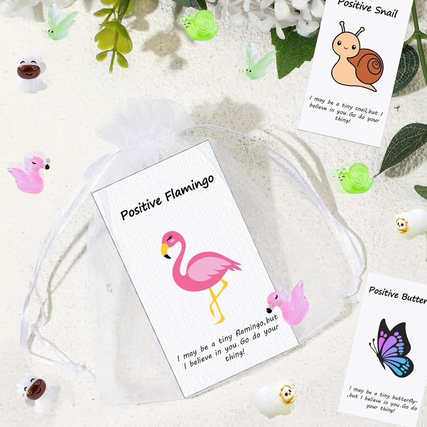 50 Set Employee Appreciation Gifts Bulk for Thank You Staff Back to School Student Teacher Coworker Nurse Pocket Gift End of Year Student Gifts Animal Pun Inspirational Note Cards Office Favors