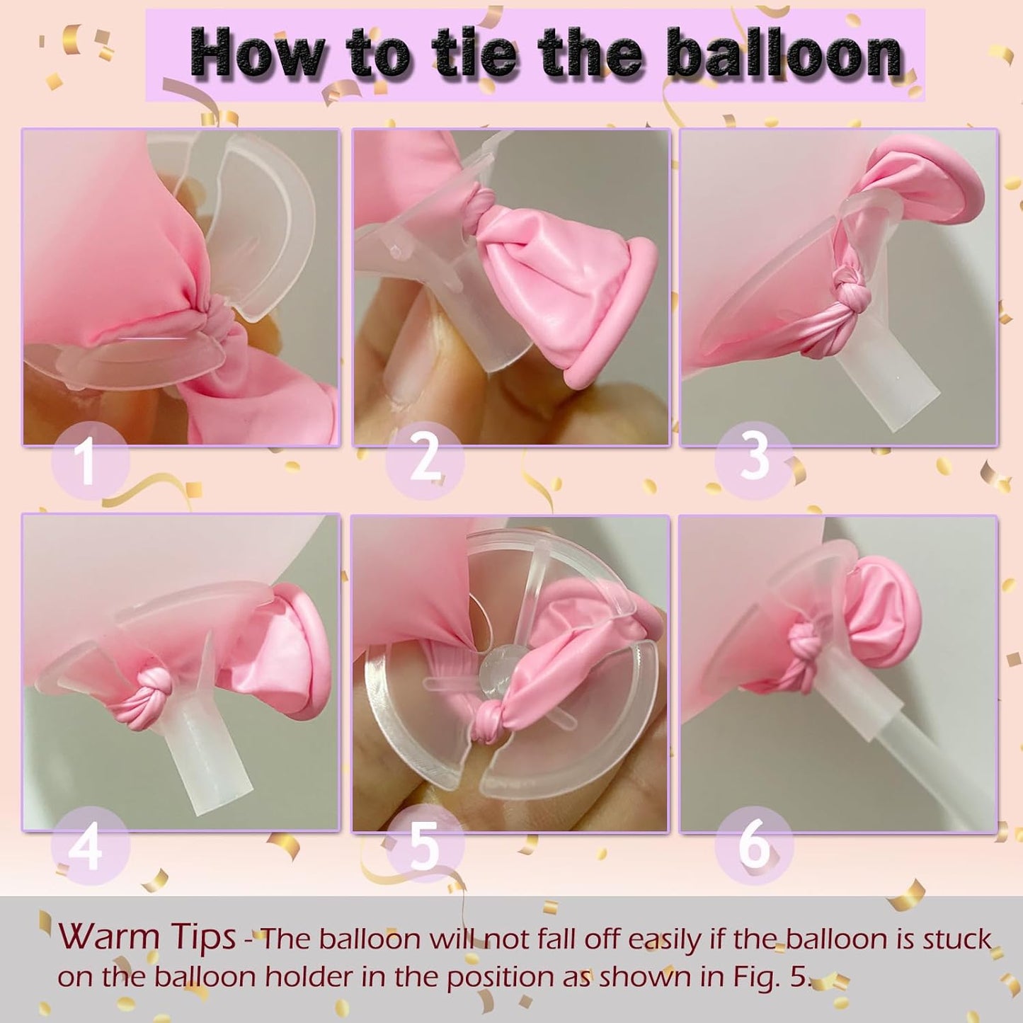 Balloon Column Kit Set of 2 With Balloons Included - Balloon Stand with Base, and Pole,Balloon Tower Backdrop Decoration for Wedding, Baby Shower,Graduation,Birthday Party,Bachelorette