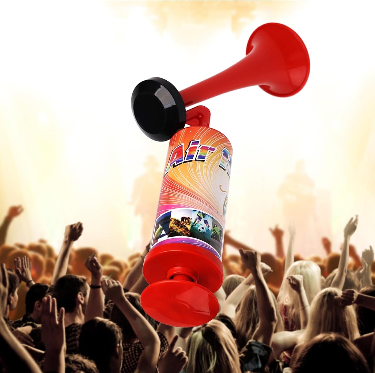Air Horn for Boat Graduation Party Sports Events Beer Horns Dog Air Horn Self Defense Portable Air Pump Horn(ABS large handheld horn)